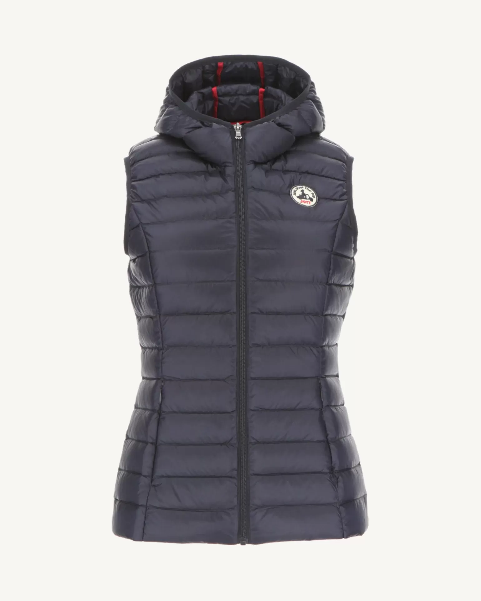 Women JOTT Light Sleeveless Down Jacket Navy Mali