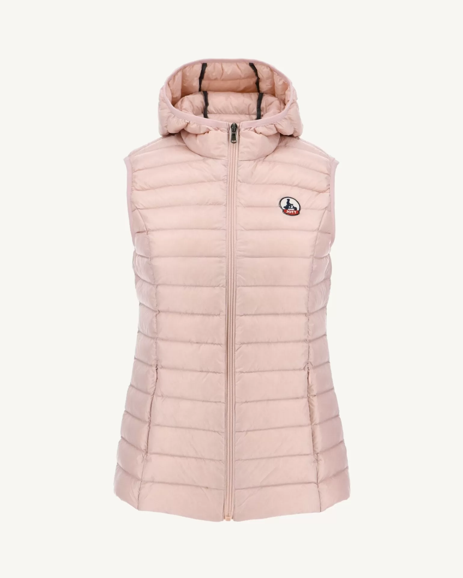 Women JOTT Light Sleeveless Padded Jacket Pale Pink Mali