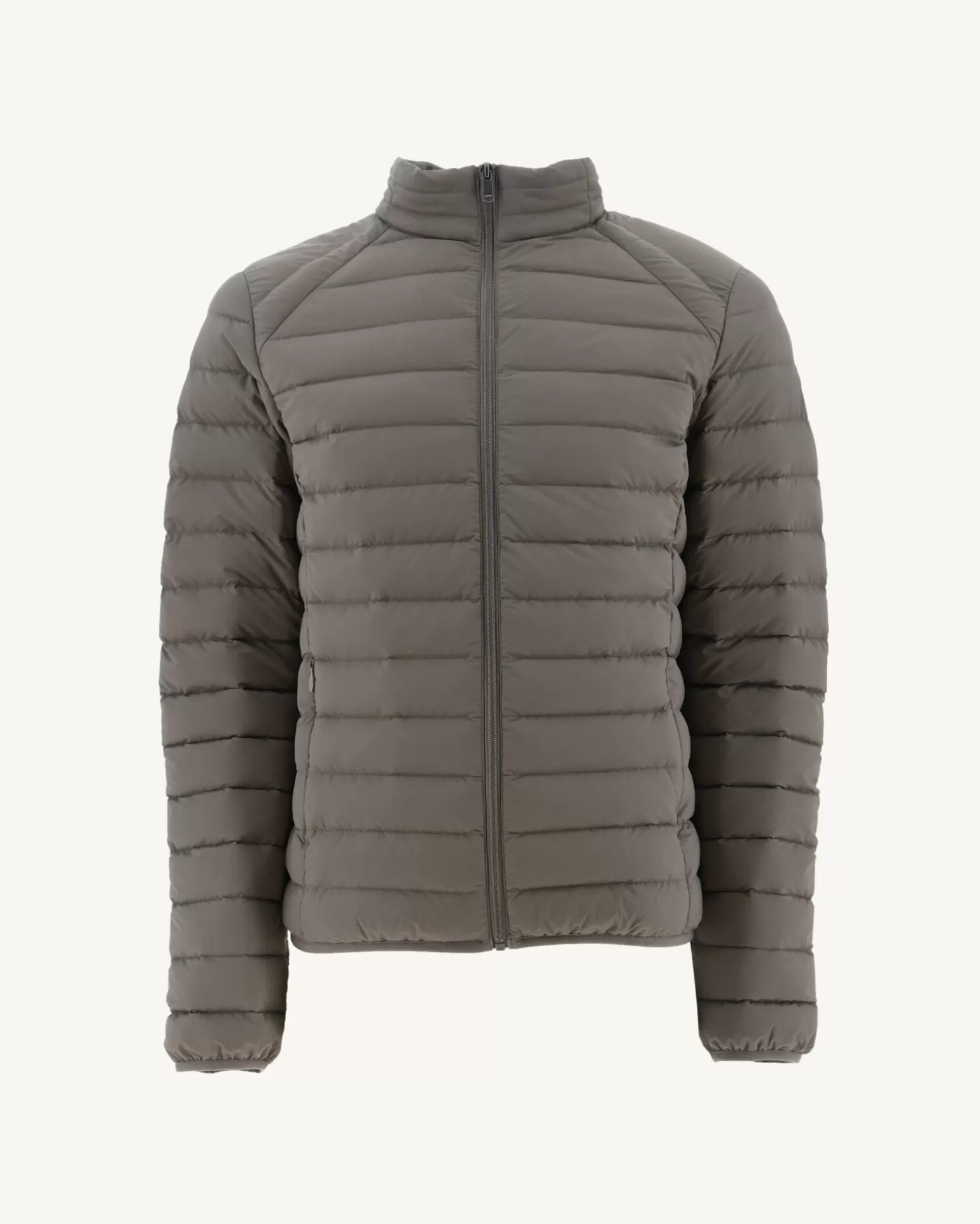 Men JOTT Light Stretch Down Jacket Taupe Aragon