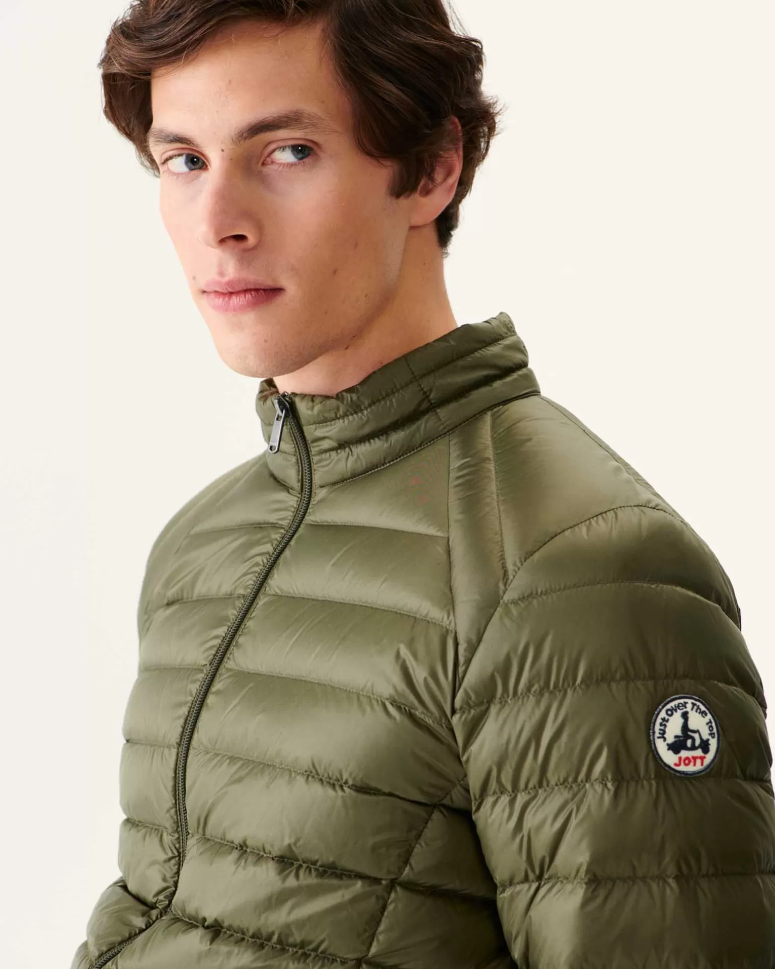 Men JOTT Lightweight Army Mat Down Jacket