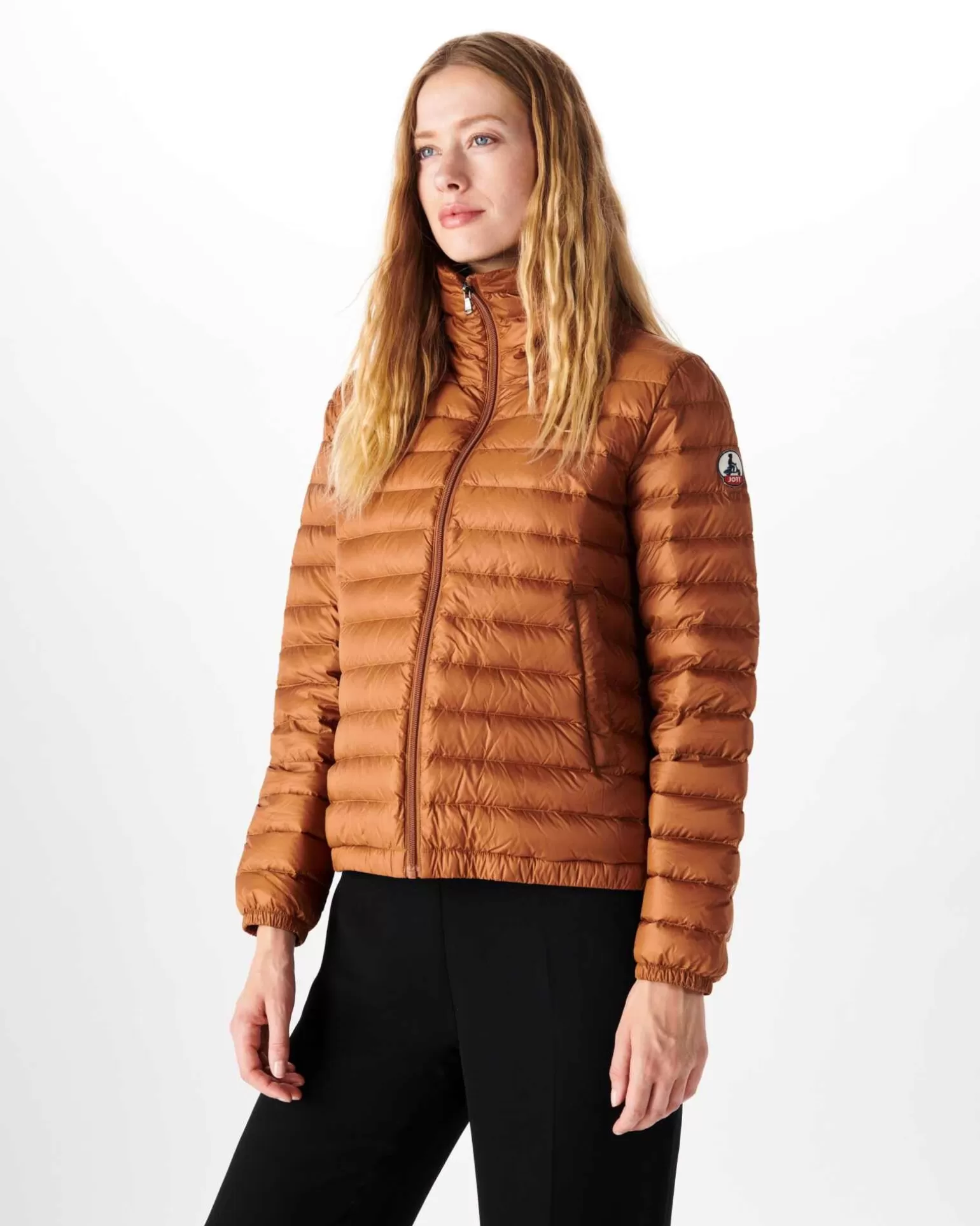 Women JOTT Lightweight Caramel Louisa Down Jacket