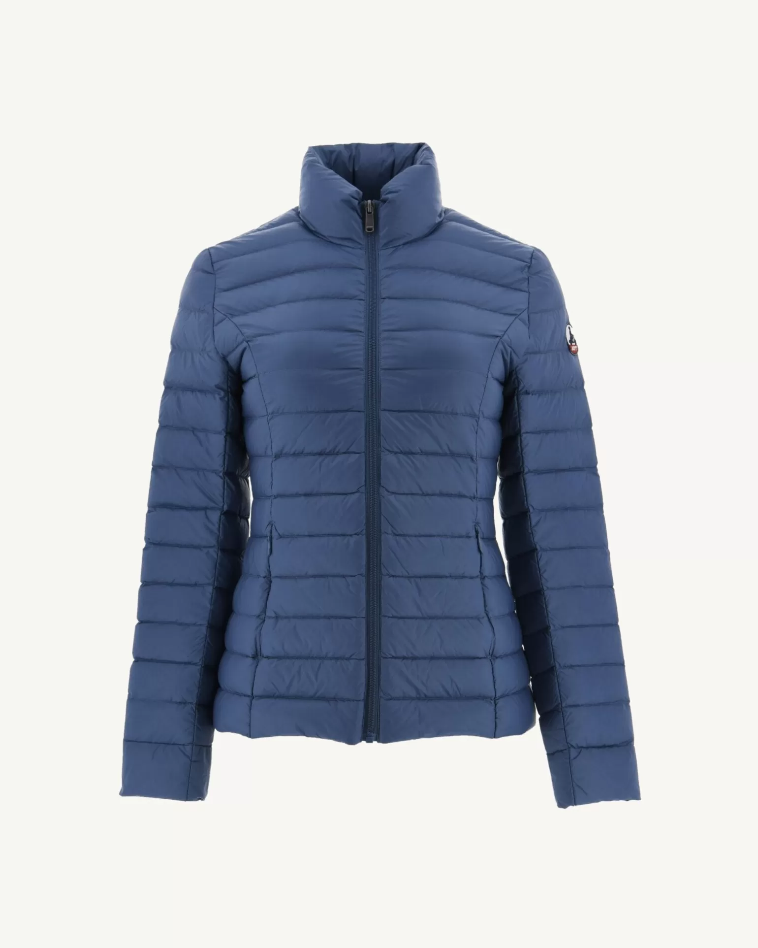 Women JOTT Lightweight Down Jacket Blue Jeans Cha