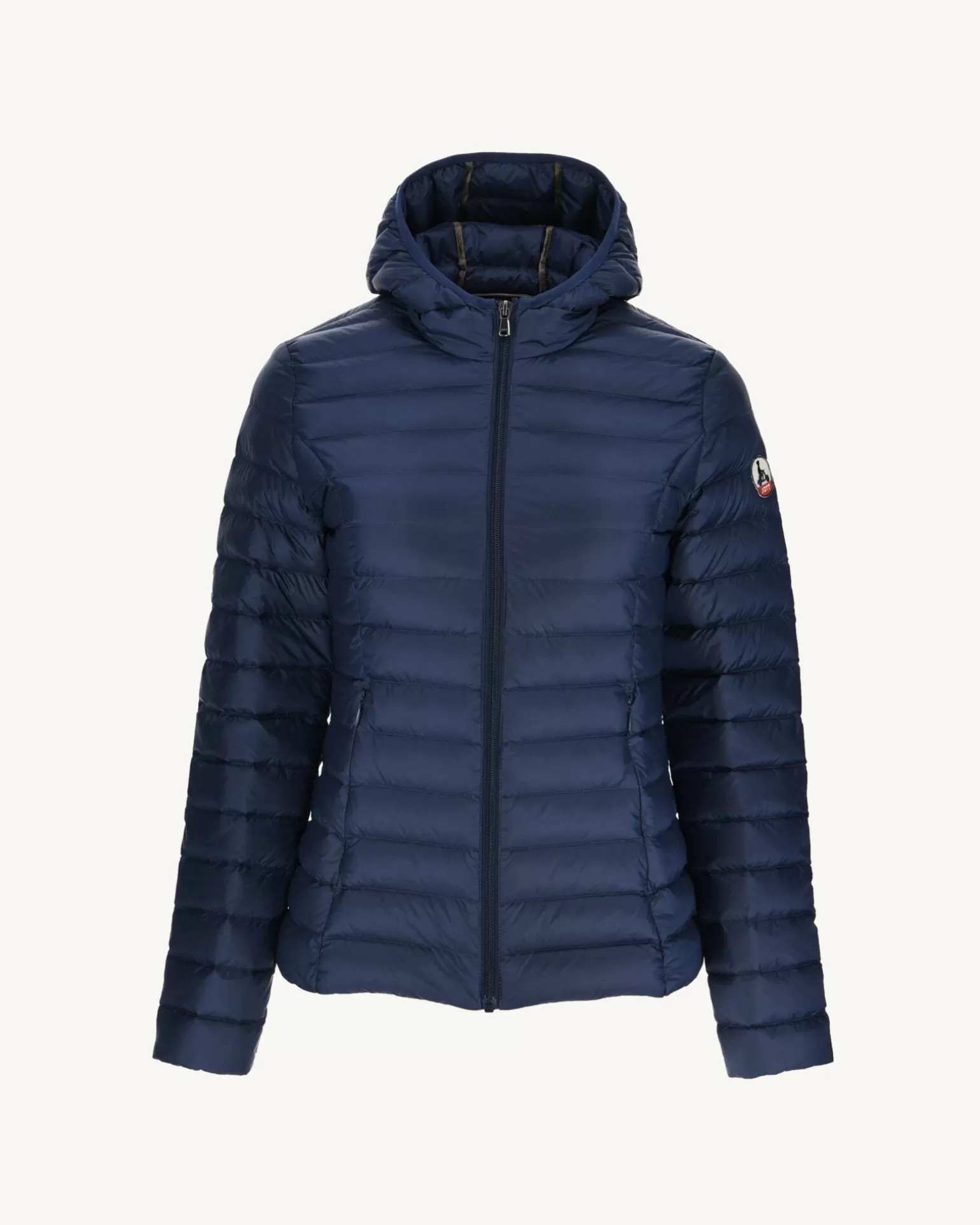 Women JOTT Lightweight Hooded Down Jacket Deep Blue Cloe