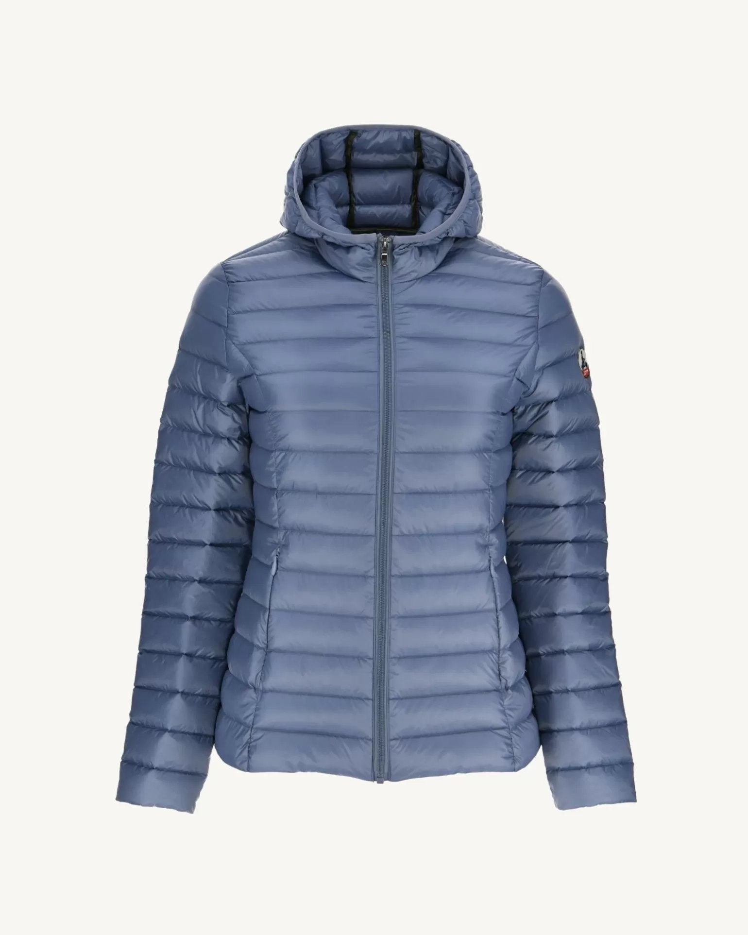 Women JOTT Lightweight Hooded Down Jacket Faded Blue Cloe