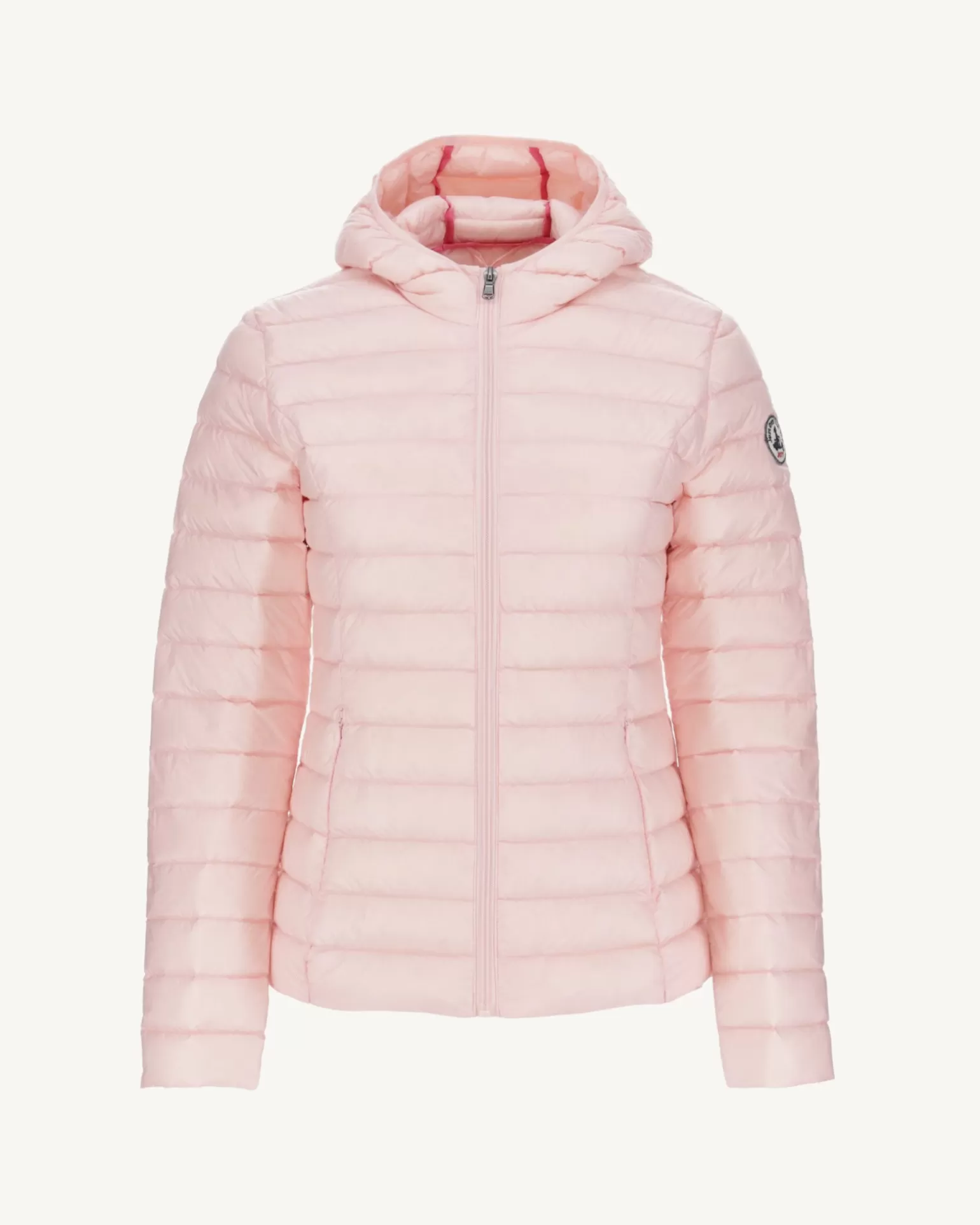 Women JOTT Lightweight Hooded Down Jacket Light Pink Cloe