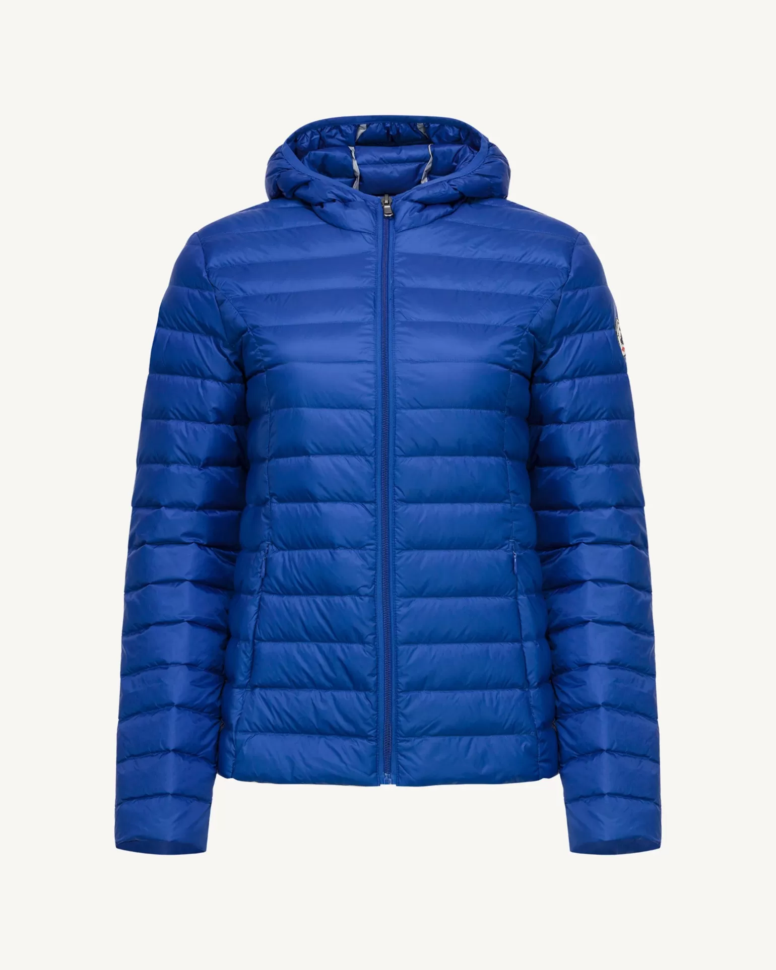 Women JOTT Lightweight Hooded Down Jacket Royal Blue Cloe