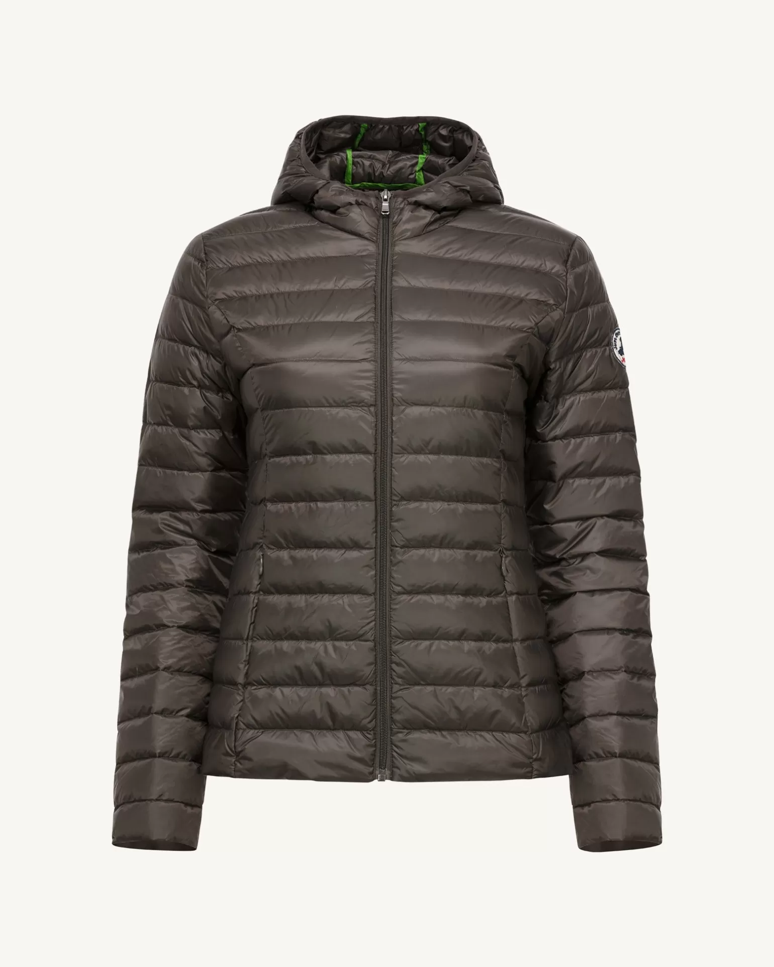 Women JOTT Lightweight Plomb Cloe Hooded Down Jacket