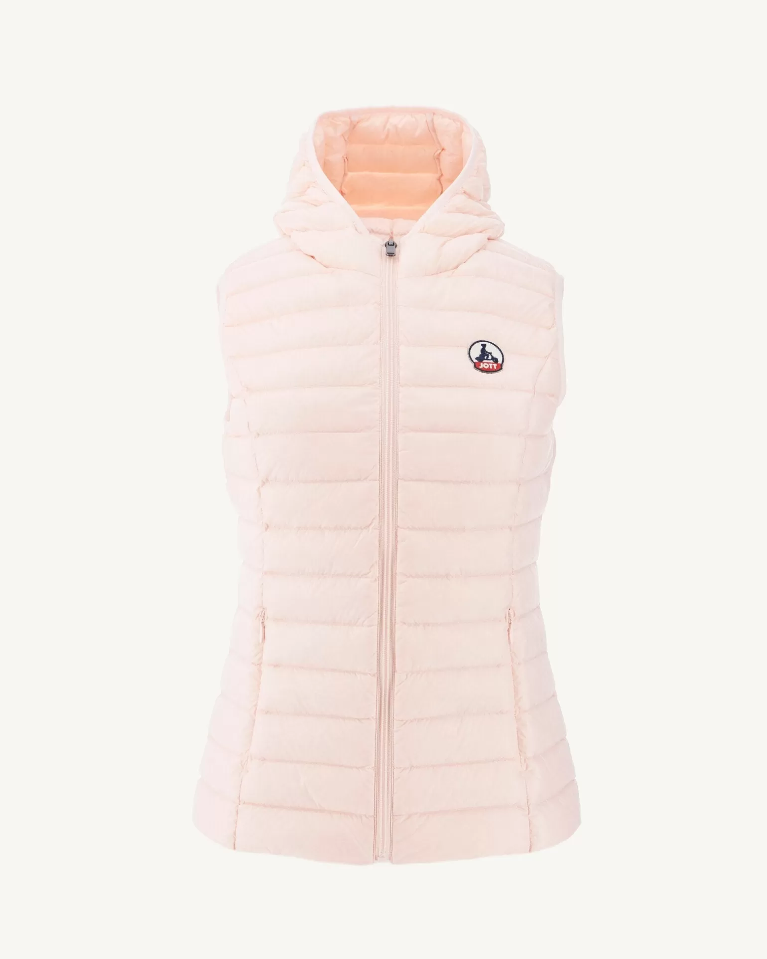 Women JOTT Lightweight Sleeveless Padded Jacket Light Pink Mali