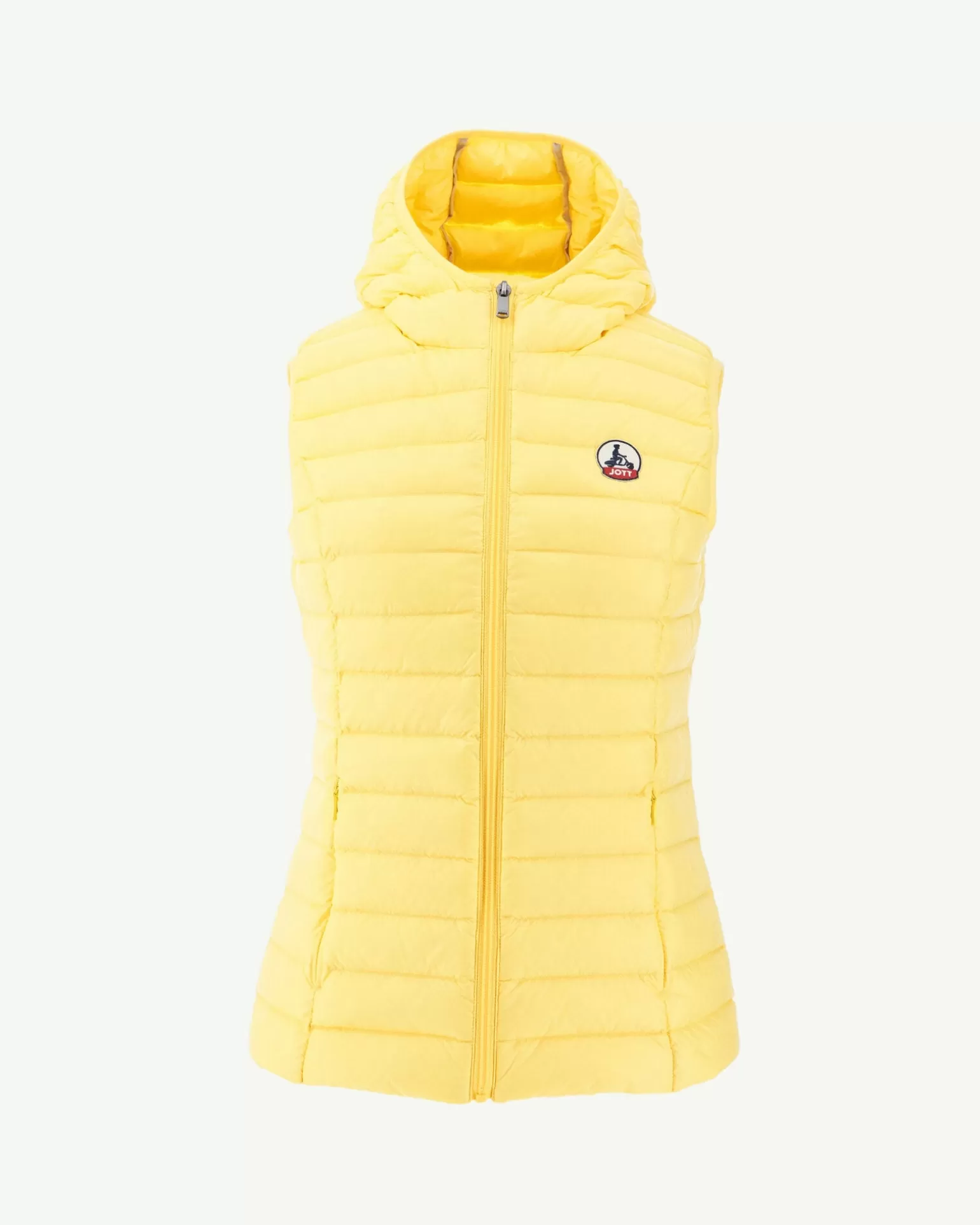 Women JOTT Lightweight Sleeveless Padded Jacket Light Yellow Mali