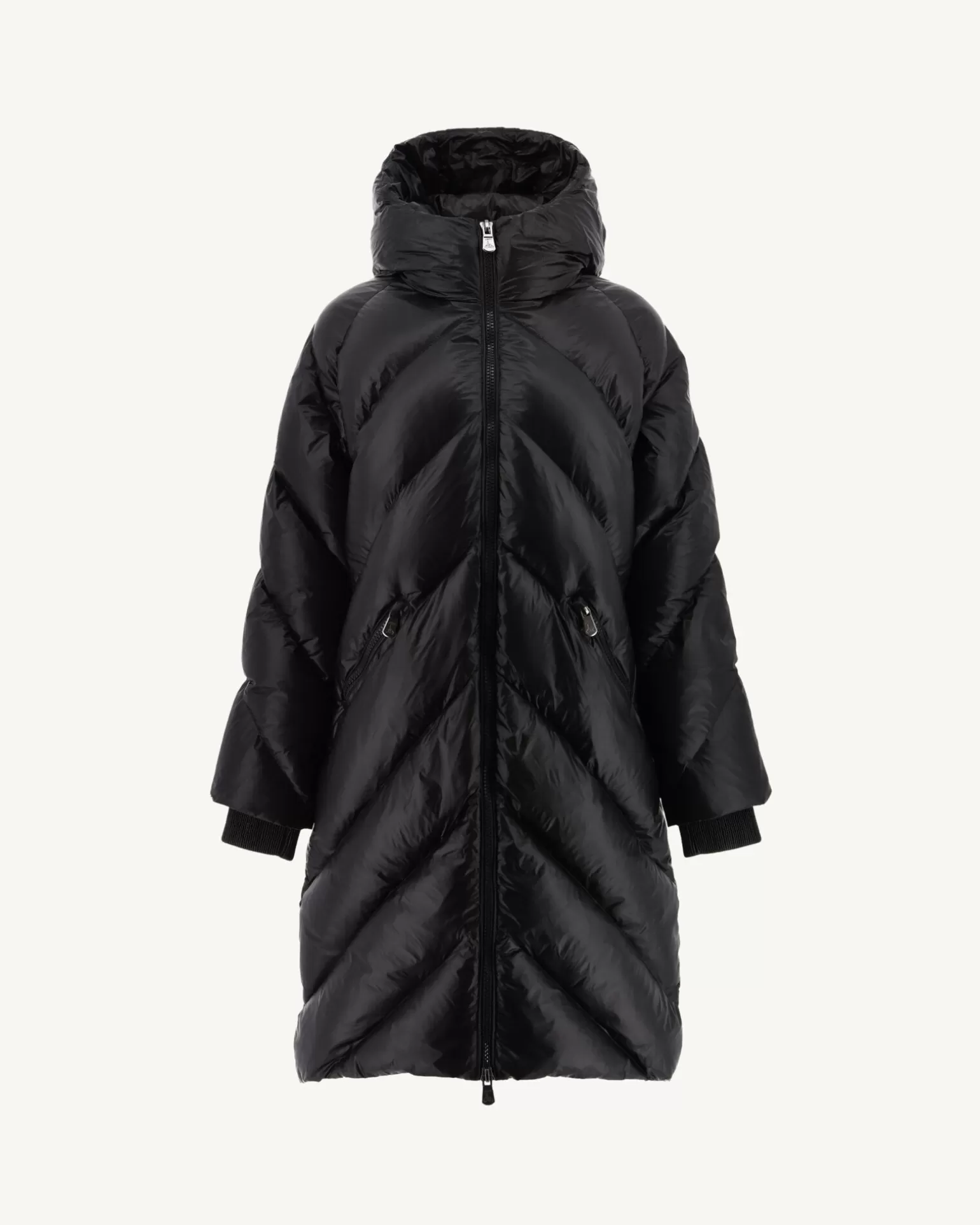 Women JOTT Long Great Cold Padded Jacket Black Comet