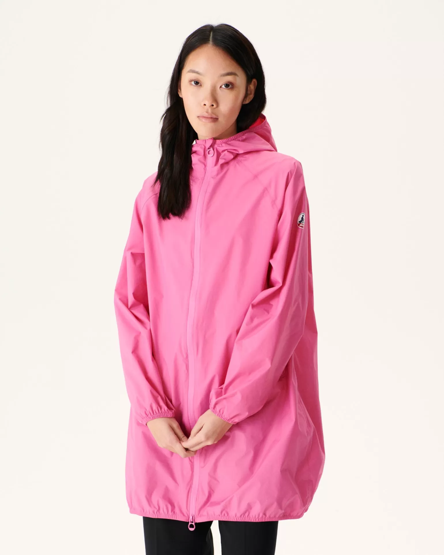 Women JOTT Long Hooded Jacket Intense Pink Copenhagen