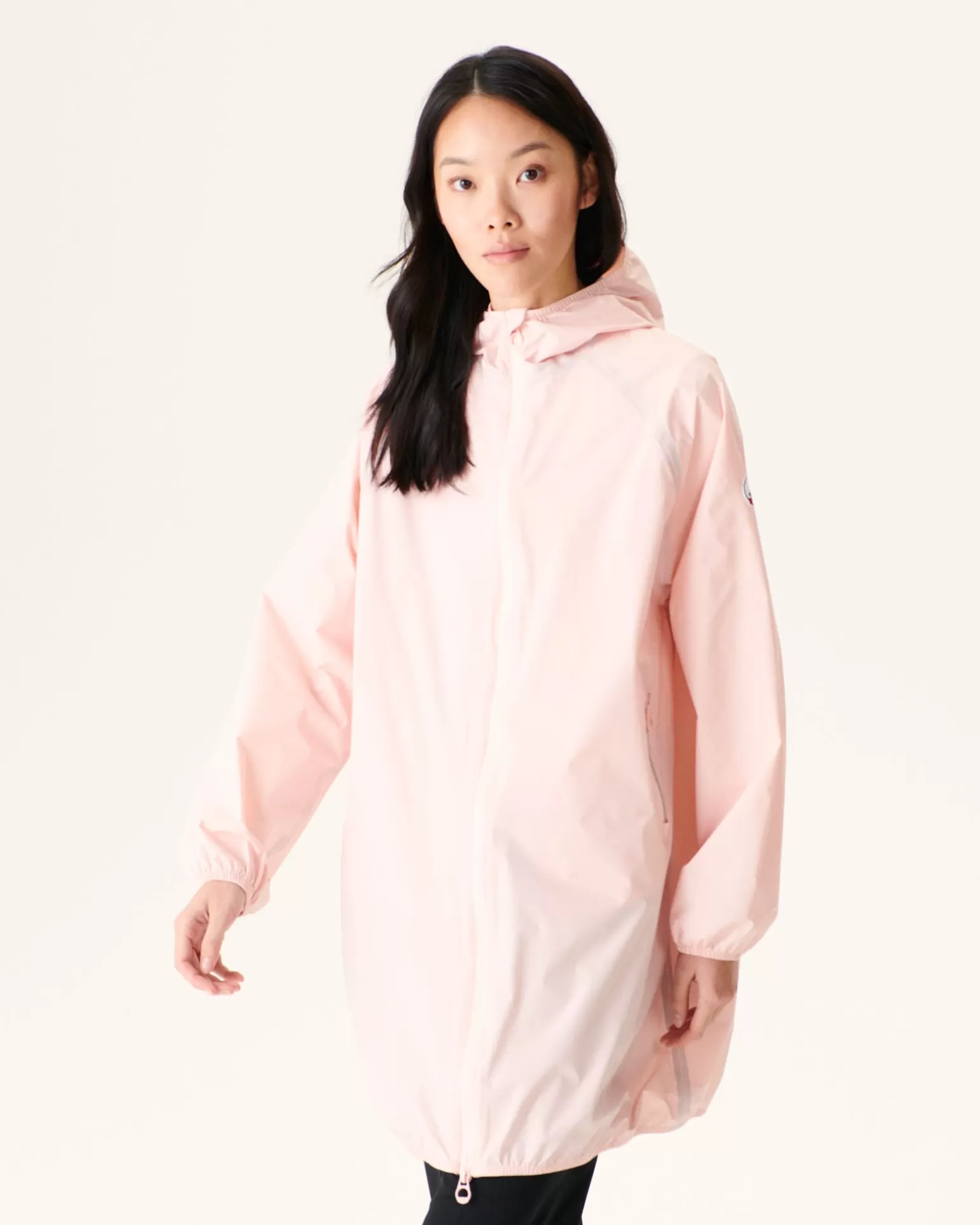 Women JOTT Long Hooded Jacket Light Pink Copenhagen