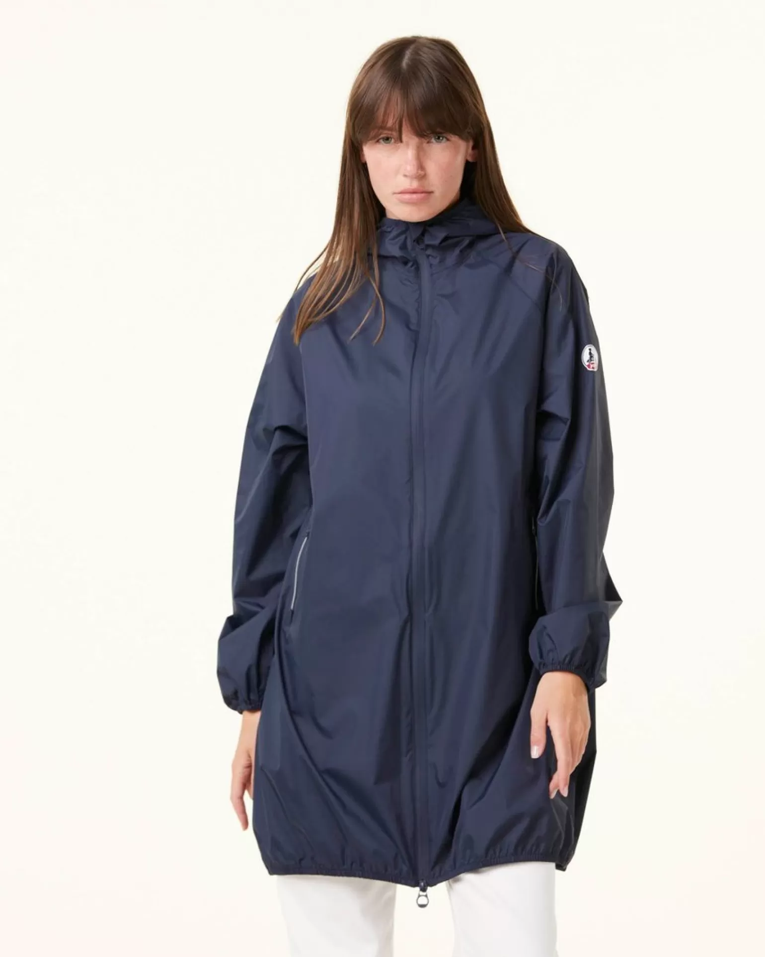 Women JOTT Long Hooded Jacket Marine Copenhagen