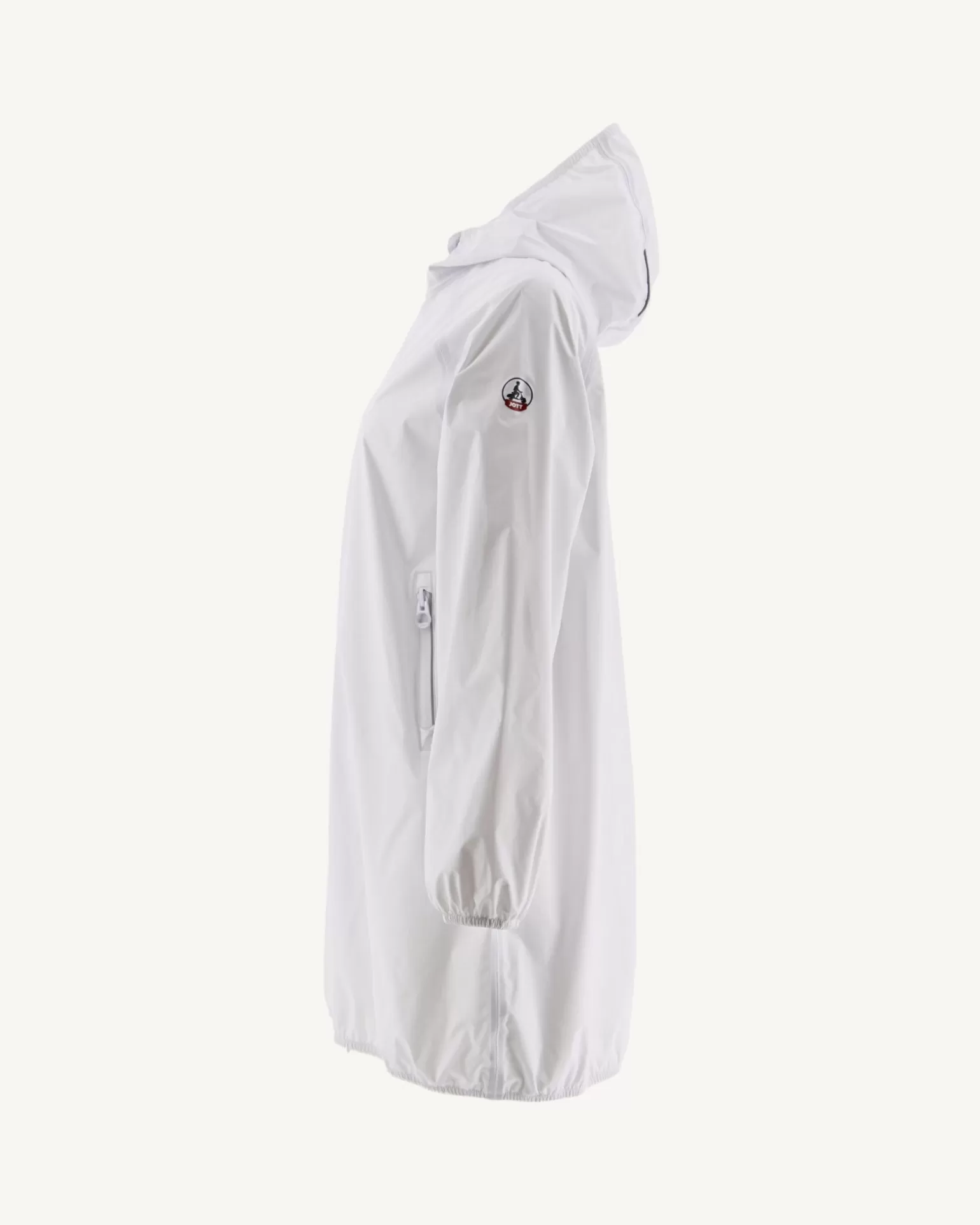 Women JOTT Long Hooded Jacket White Copenhagen