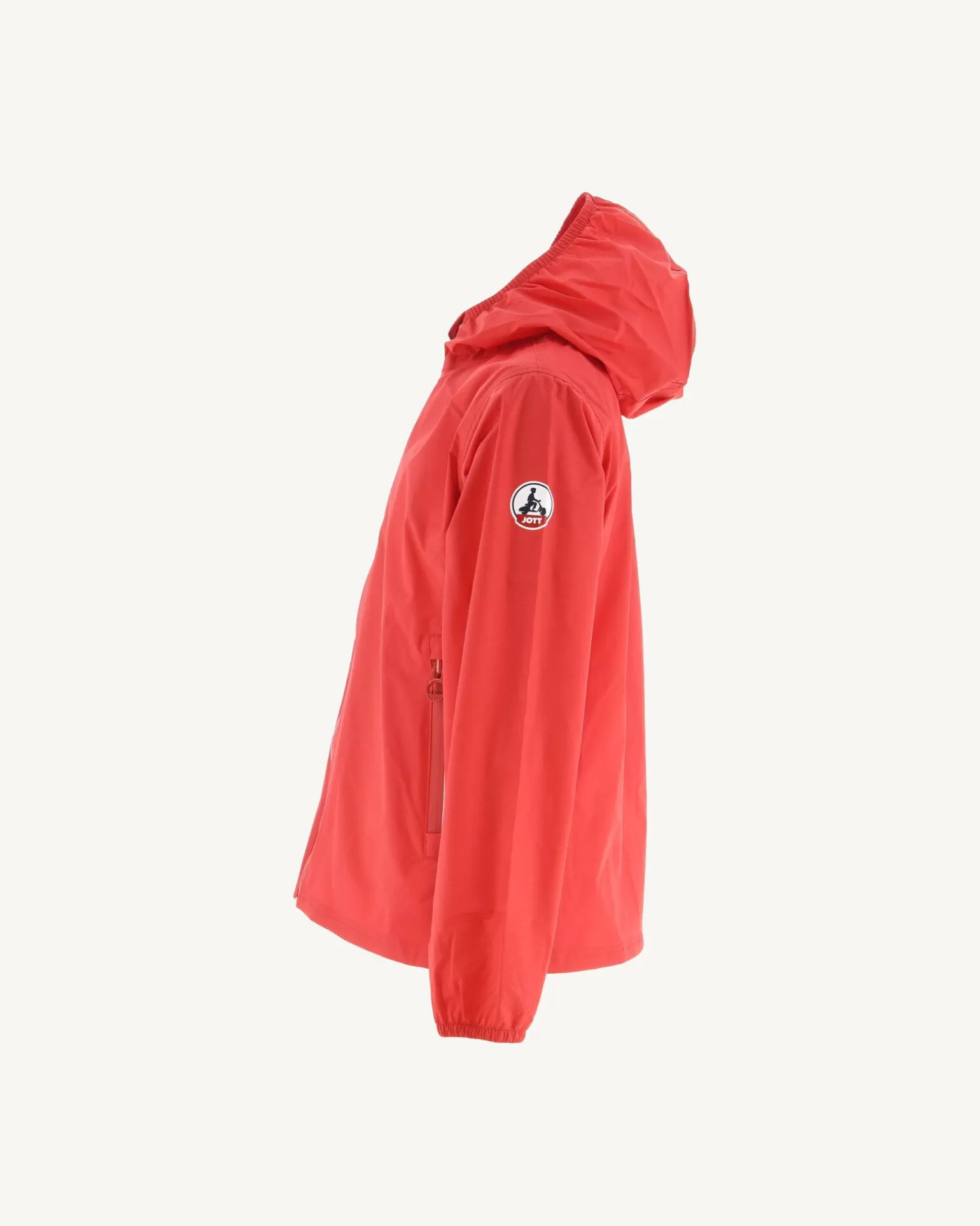 Kids JOTT Madeira Children'S Bright Red Hooded Waterproof Jacket