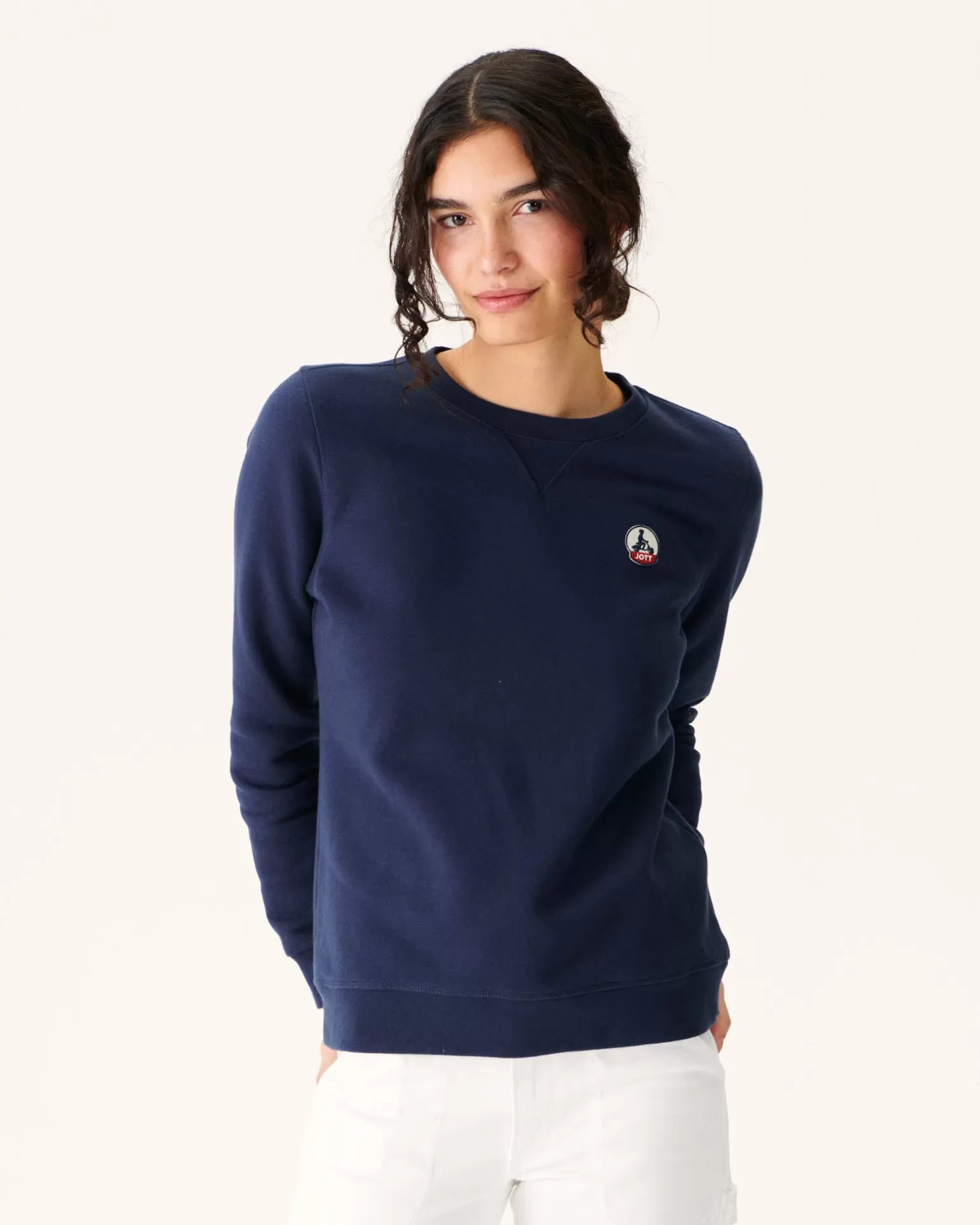 Women JOTT Marine Elvas Organic Cotton Sweatshirt