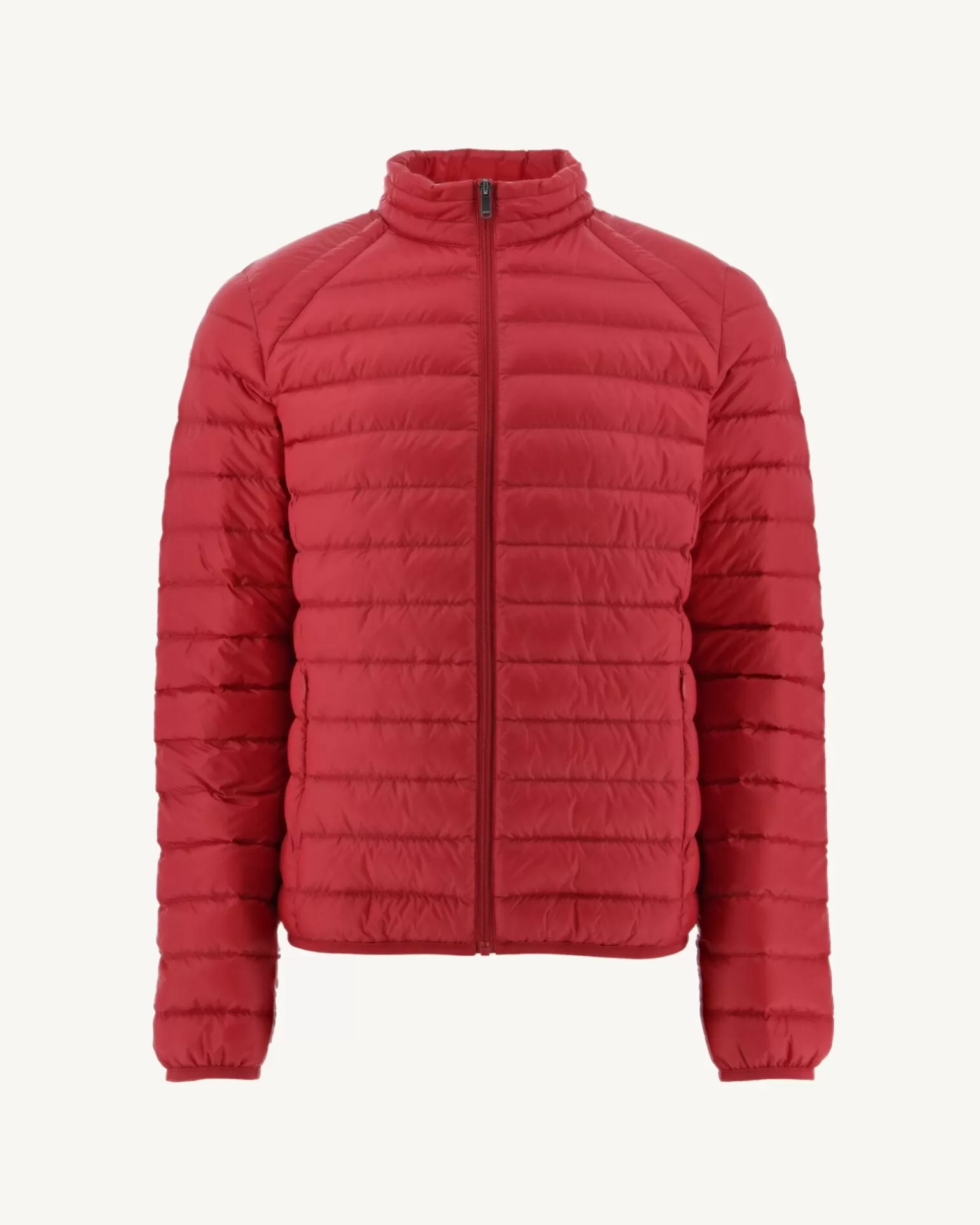 Men JOTT Matt Red Lightweight Padded Jacket