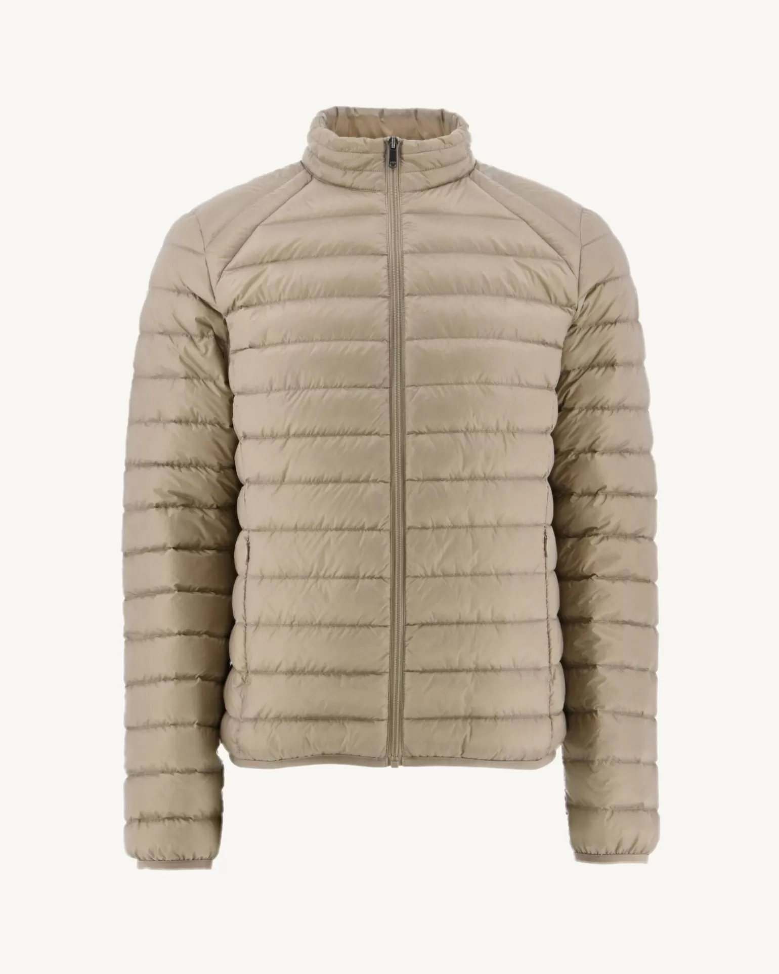 Men JOTT Matte Beige Lightweight Padded Jacket