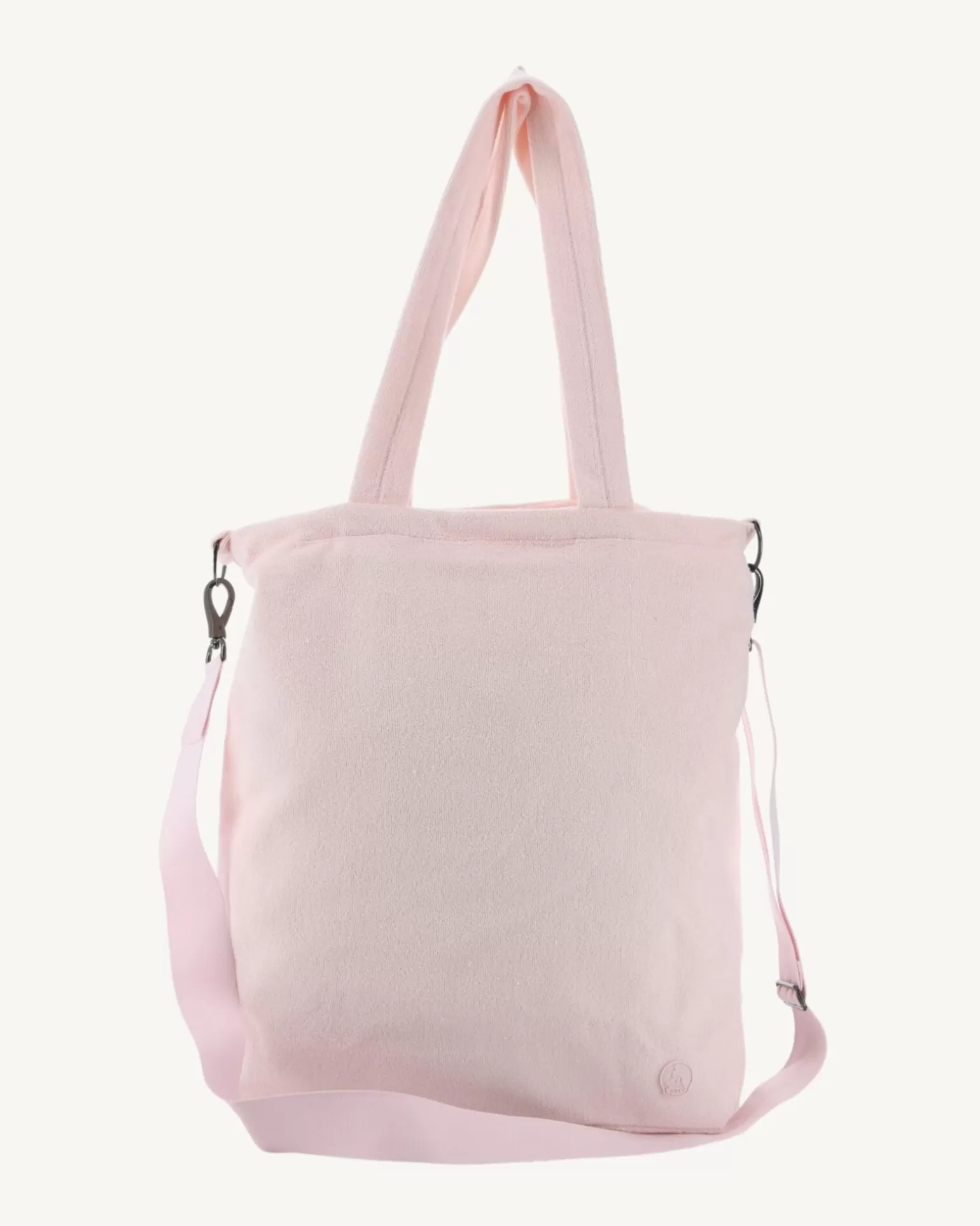 Men JOTT Maxi Cotton Terry Tote Bag Light Pink Sand