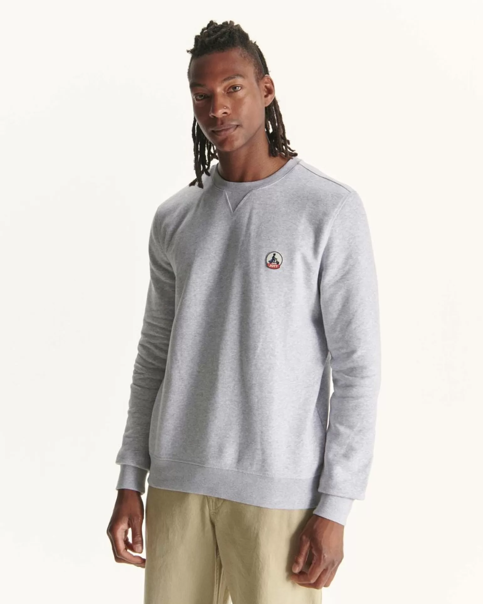 Men JOTT Men'S Sweatshirt Heather Gray Braga