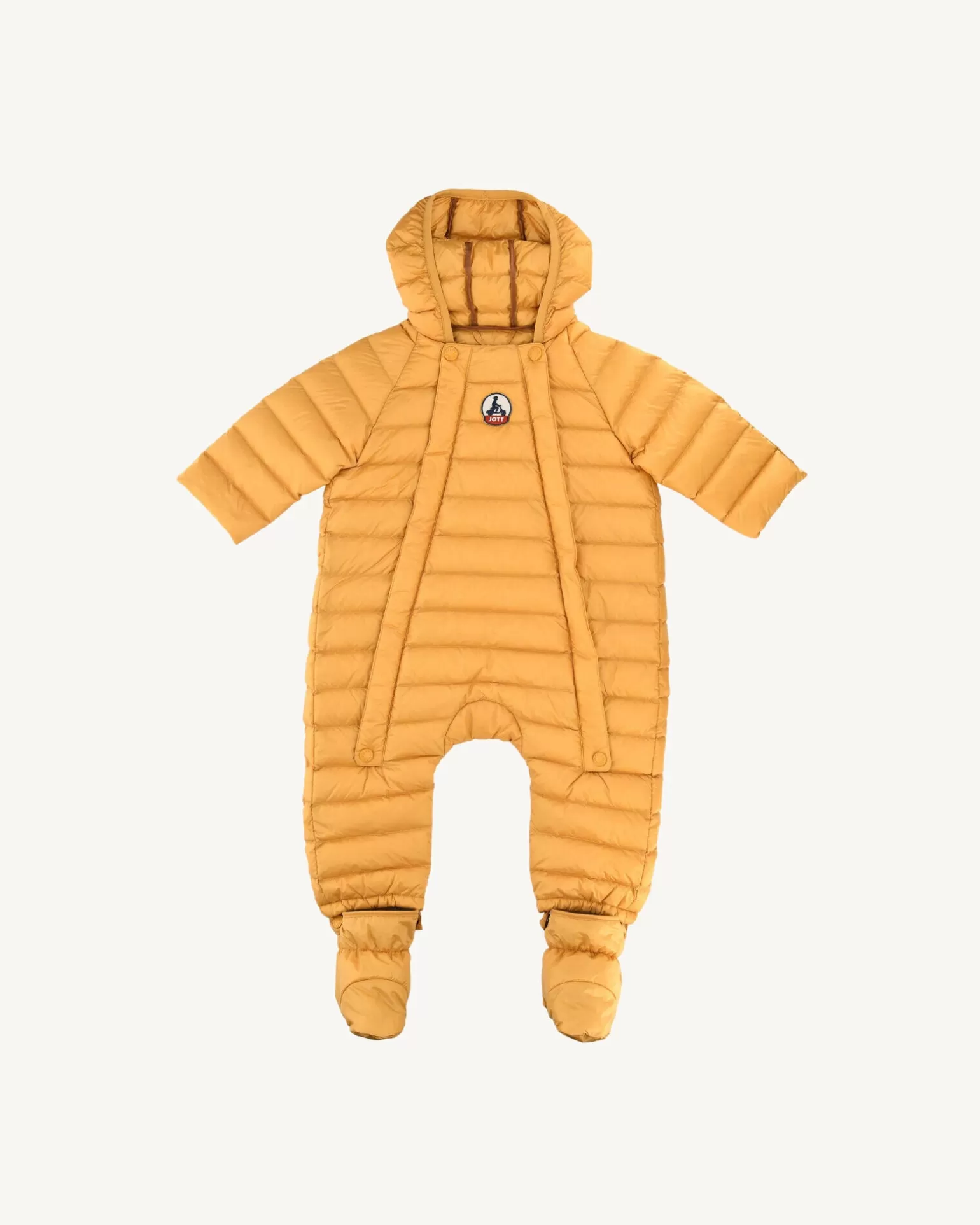 Kids JOTT Mustard Frog Baby Onesie