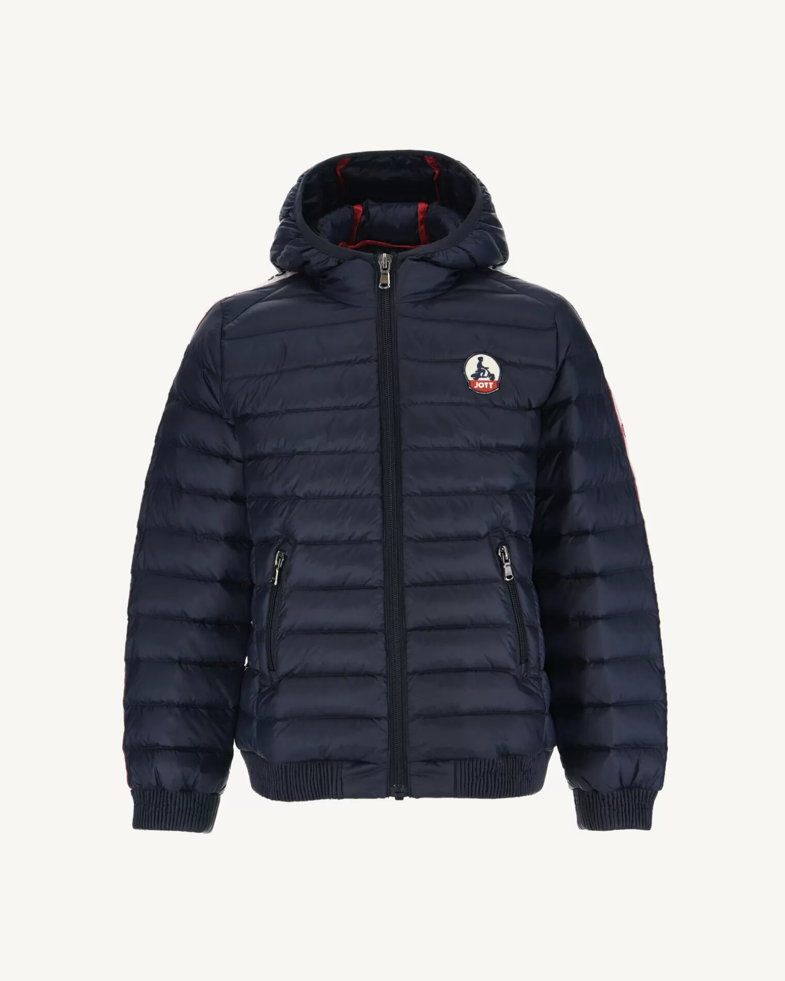 Kids JOTT Navy Ludo Children'S Hooded Down Jacket