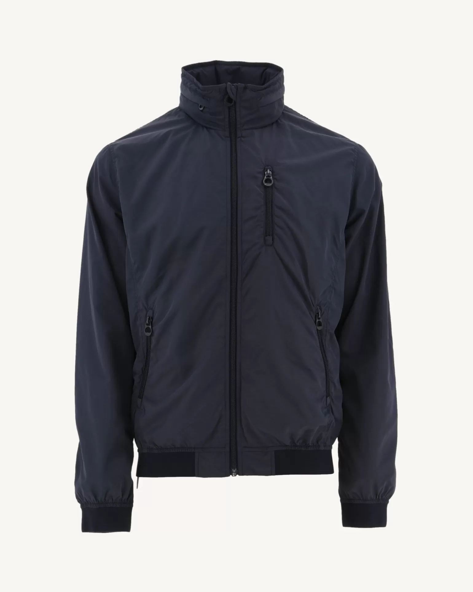 Men JOTT Navy Oregon Pocketable Hooded Jacket