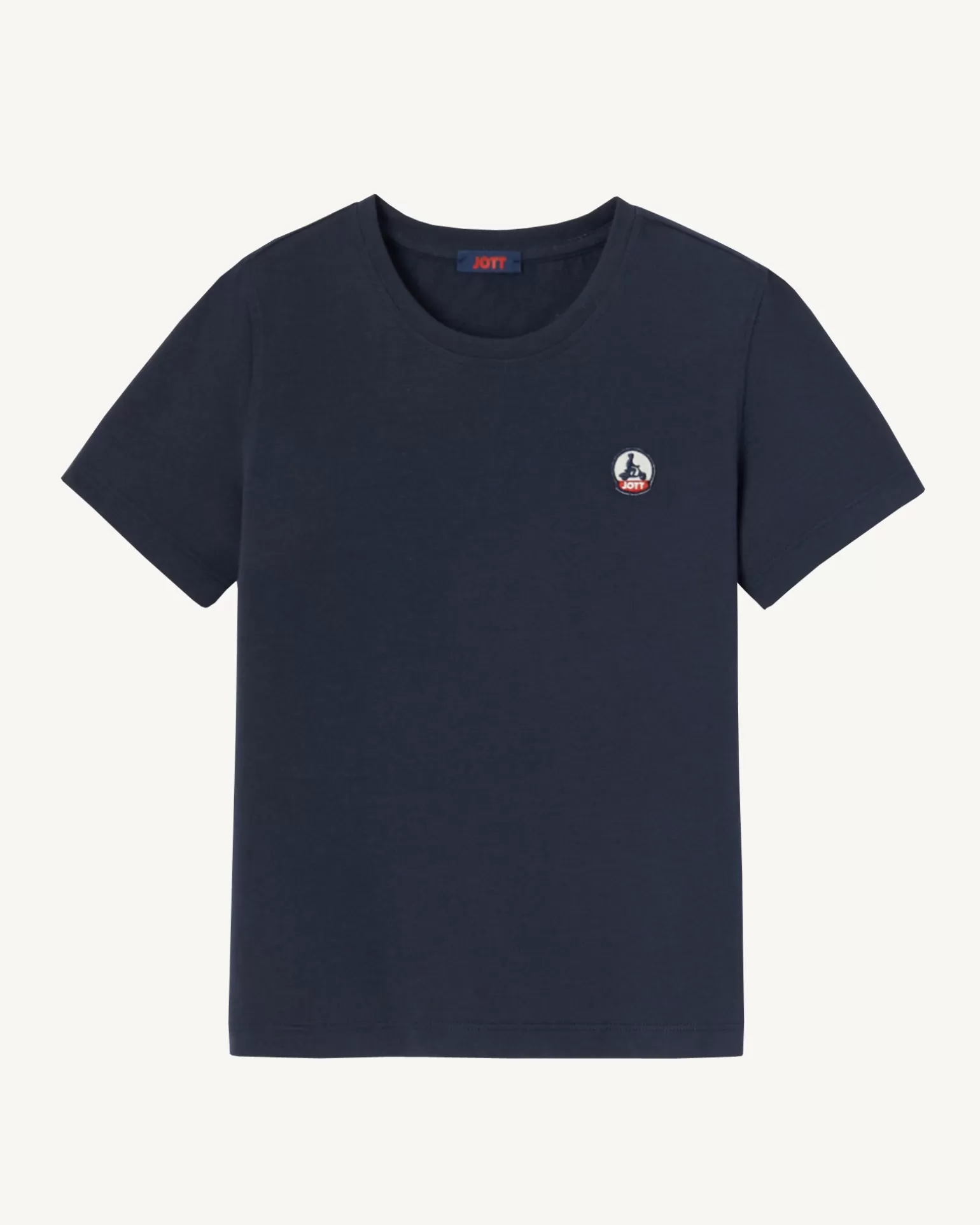 Kids JOTT Navy Round Neck Cotton T-Shirt For Children Rio