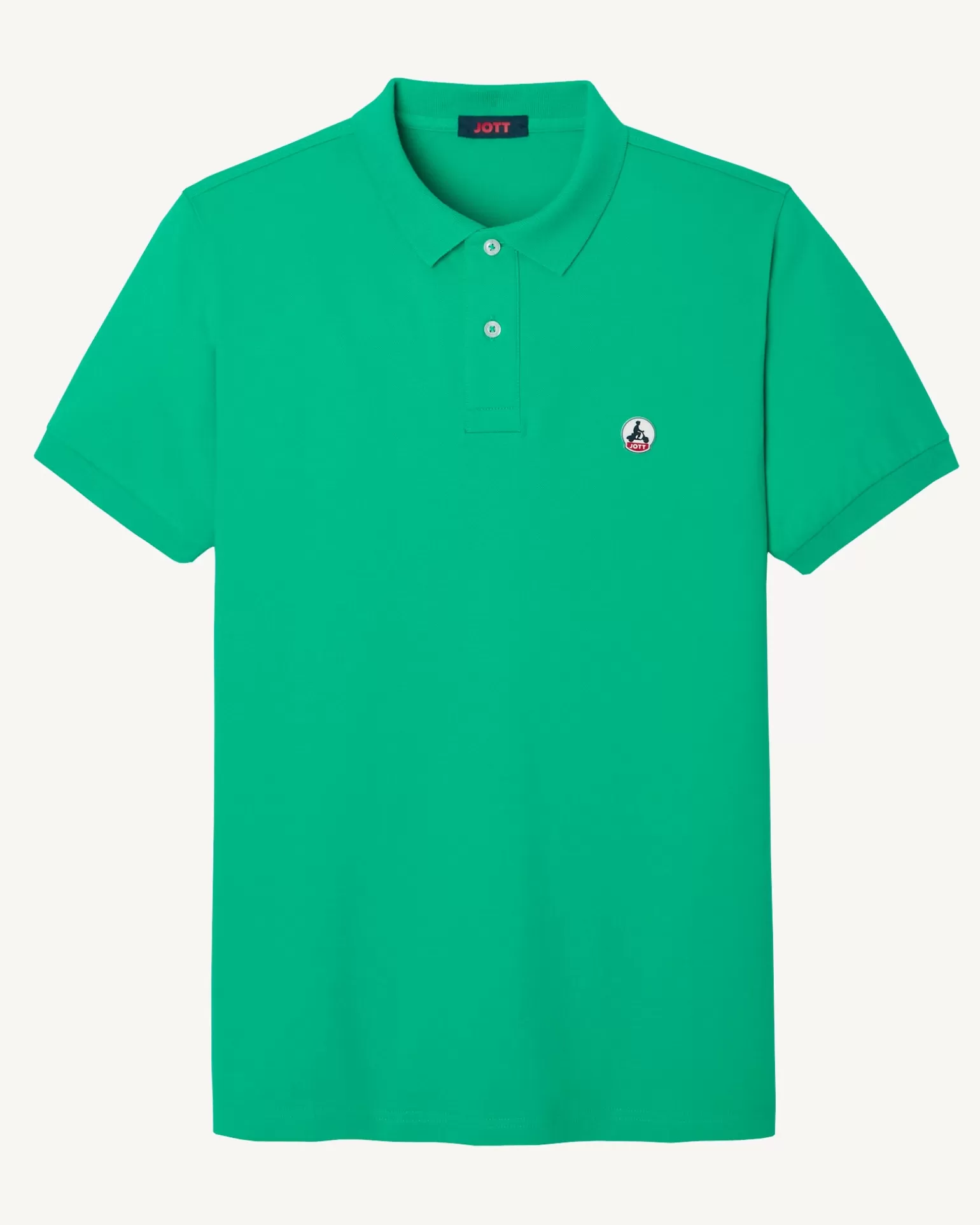 Men JOTT Organic Cotton Polo Shirt Green Marbella