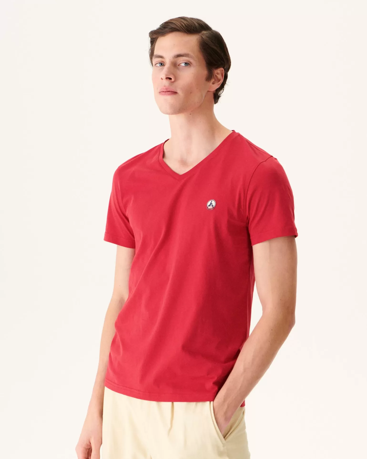 Men JOTT Organic Cotton T-Shirt Red Benito