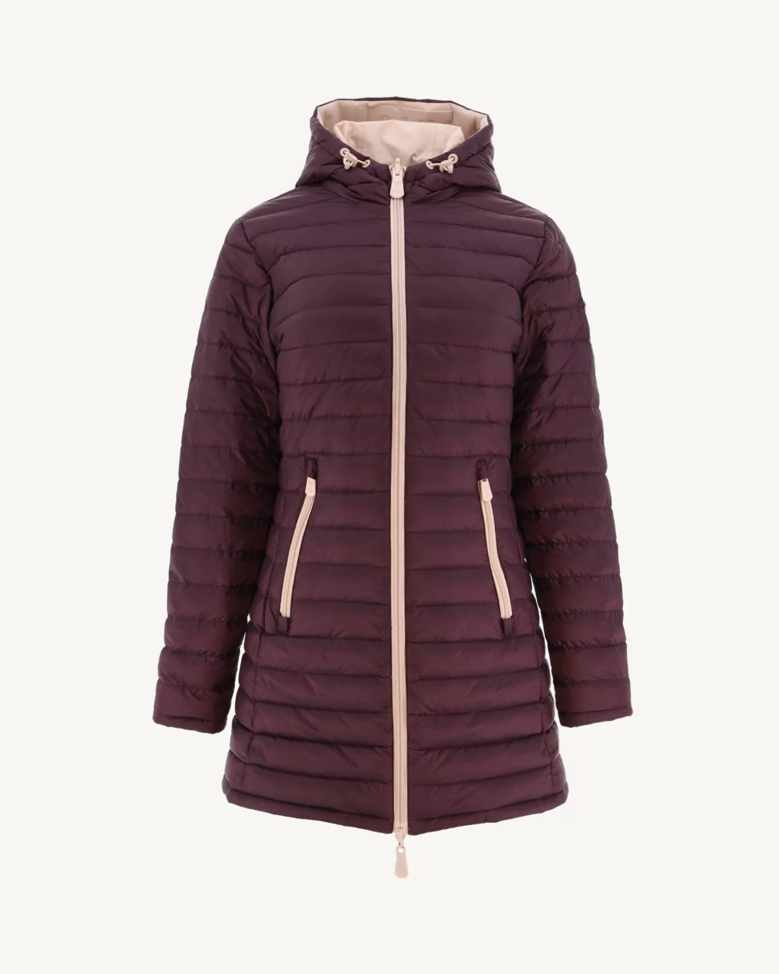 Women JOTT Pale Pink/Moscow Aubergine Reversible Down Jacket