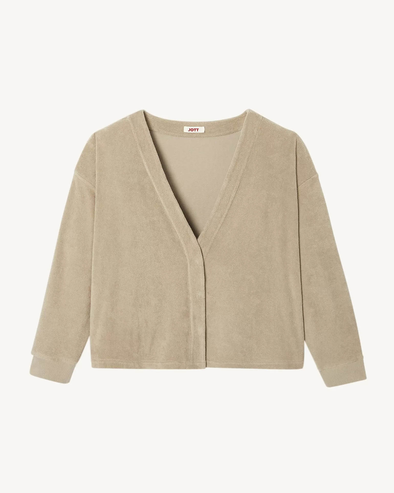 Women JOTT Pamplona Beige Long Sleeve Cardigan