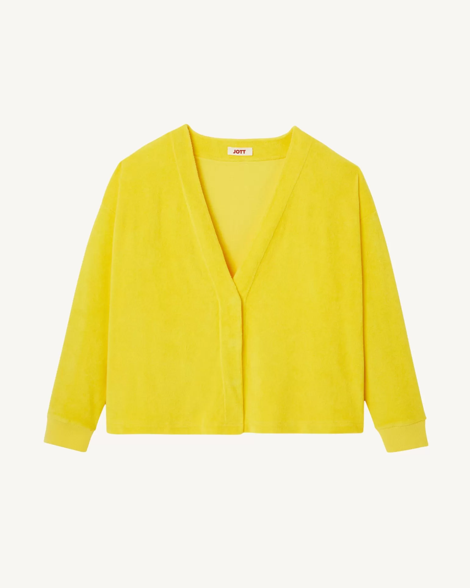 Women JOTT Pamplona Citron Long Sleeve Cardigan