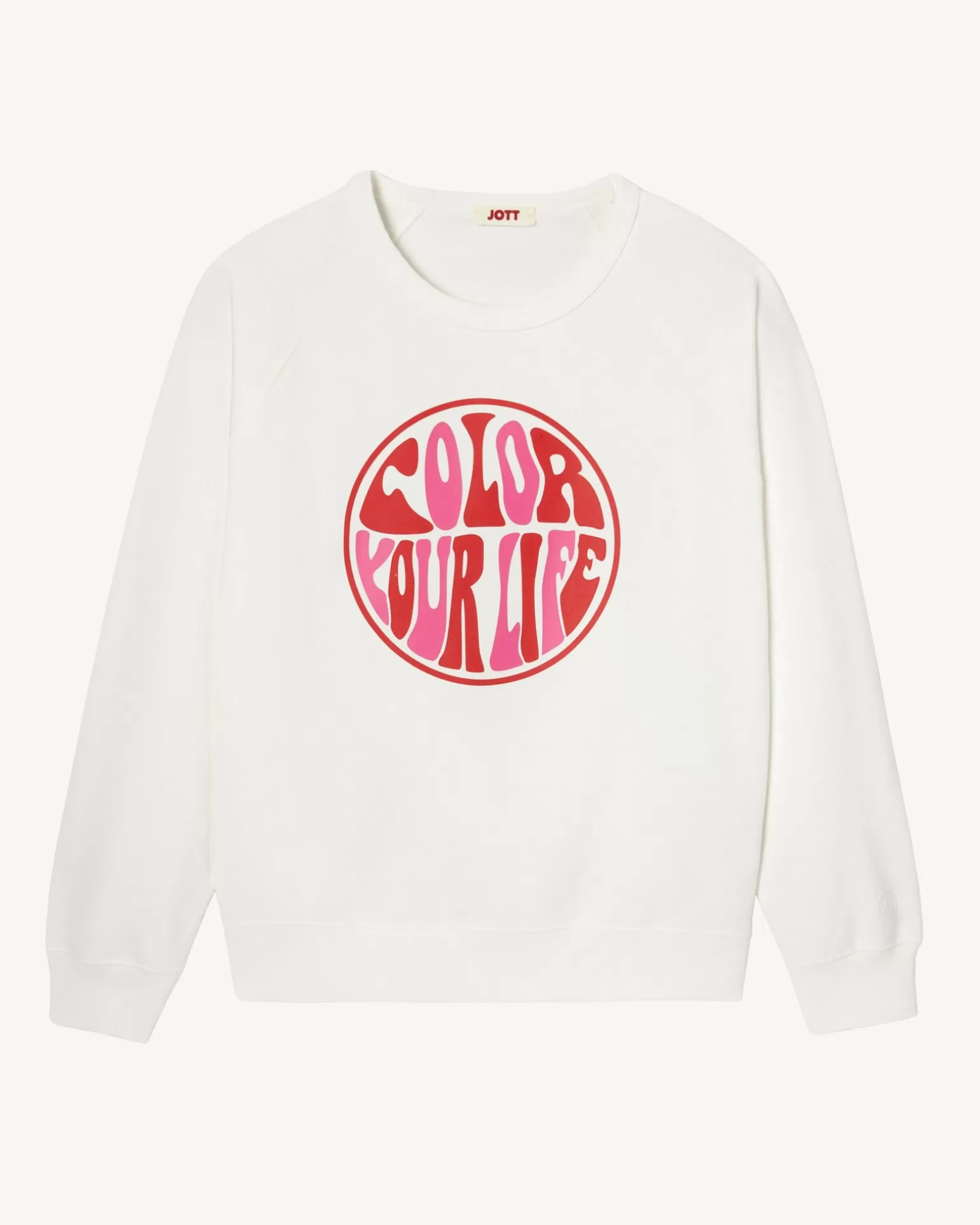 Women JOTT Parati White Printed Sweatshirt