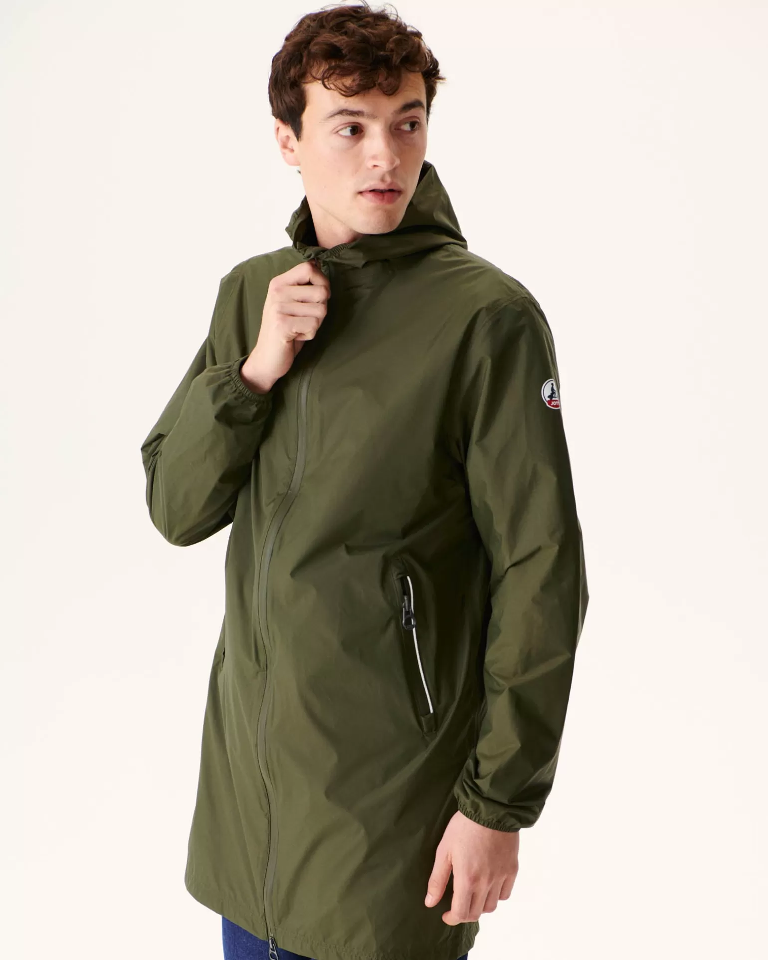 Men JOTT Pocketable Raincoat Army Stockholm