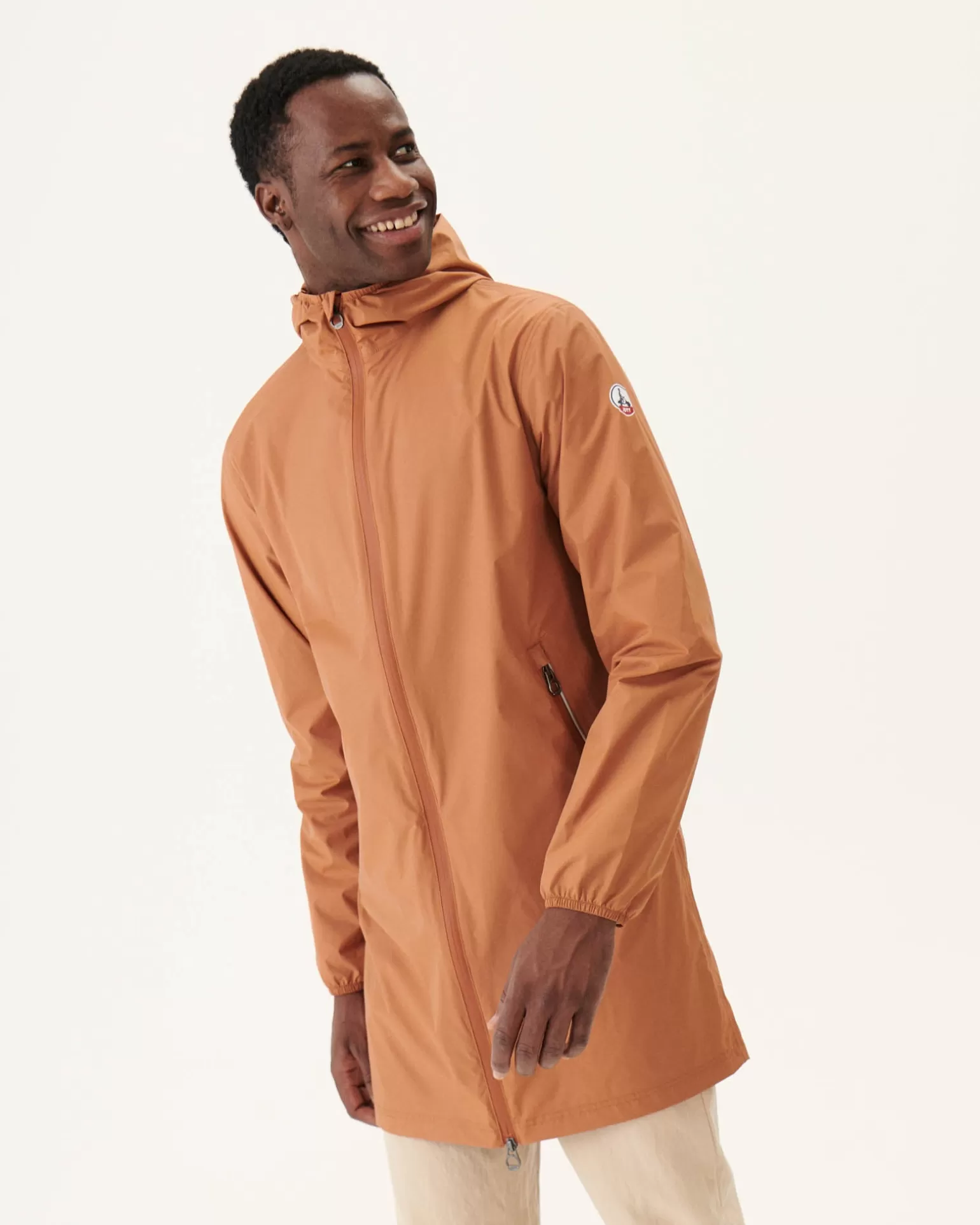 Men JOTT Pocketable Raincoat Camel Stockholm