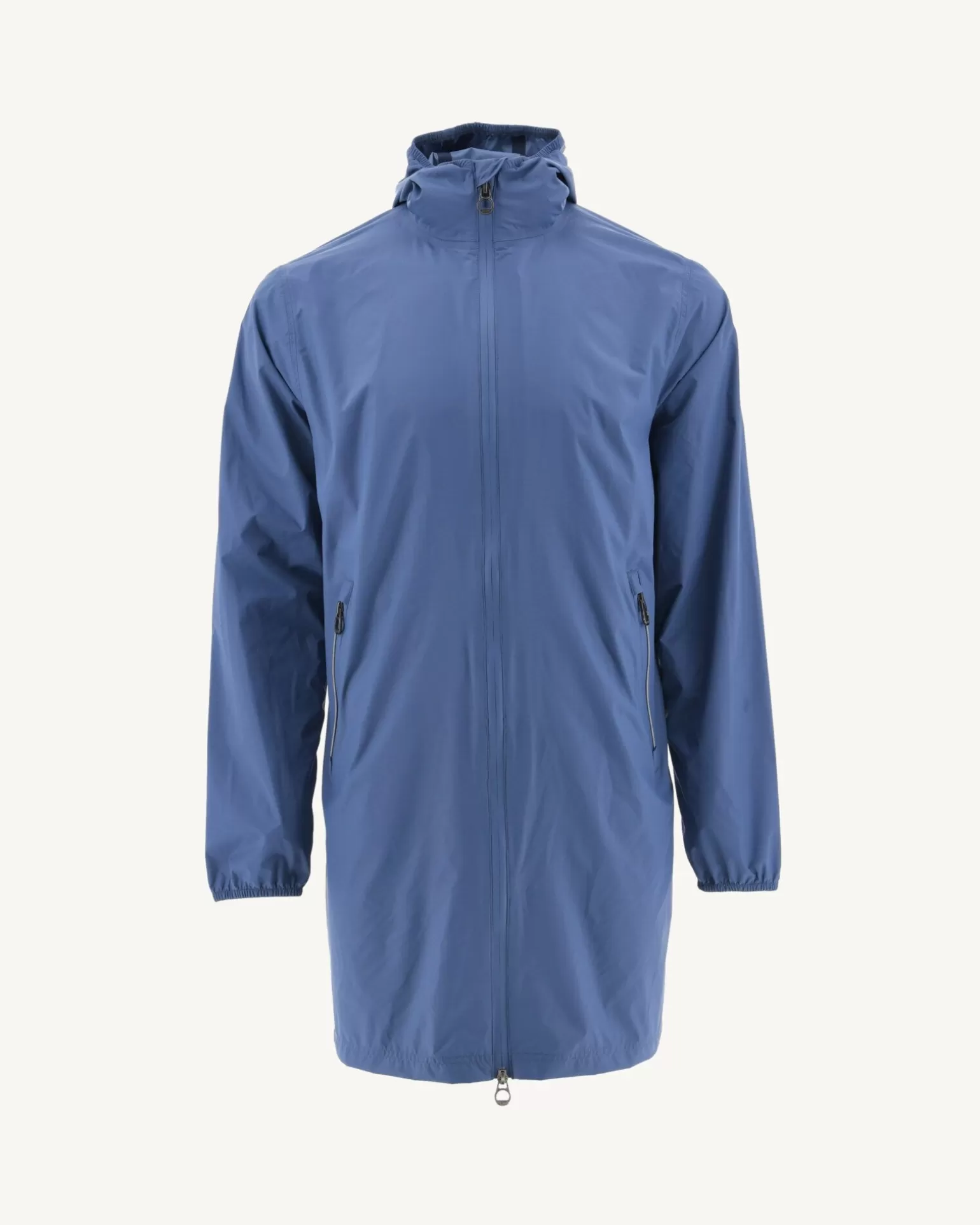 Men JOTT Pocketable Raincoat Denim Blue Stockholm