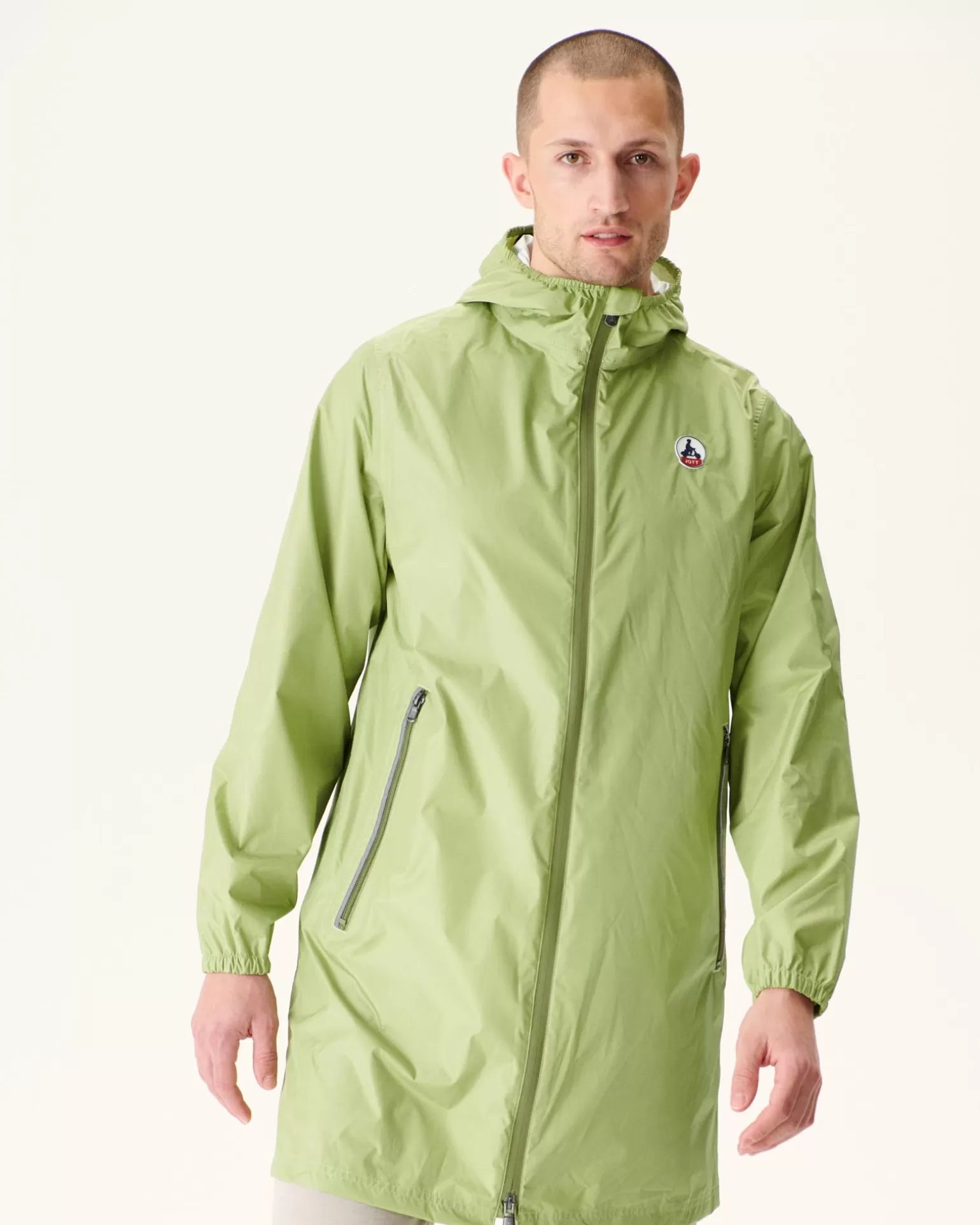 Men JOTT Pocketable Raincoat Light Khaki Stockholm