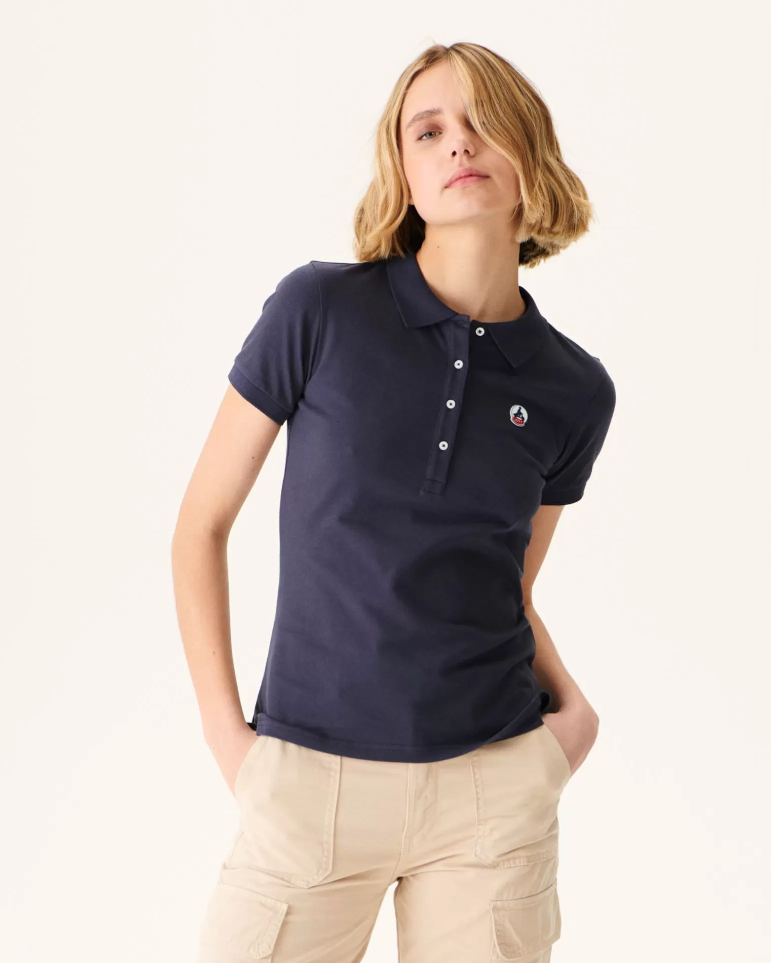 Women JOTT Polo Navy Franca