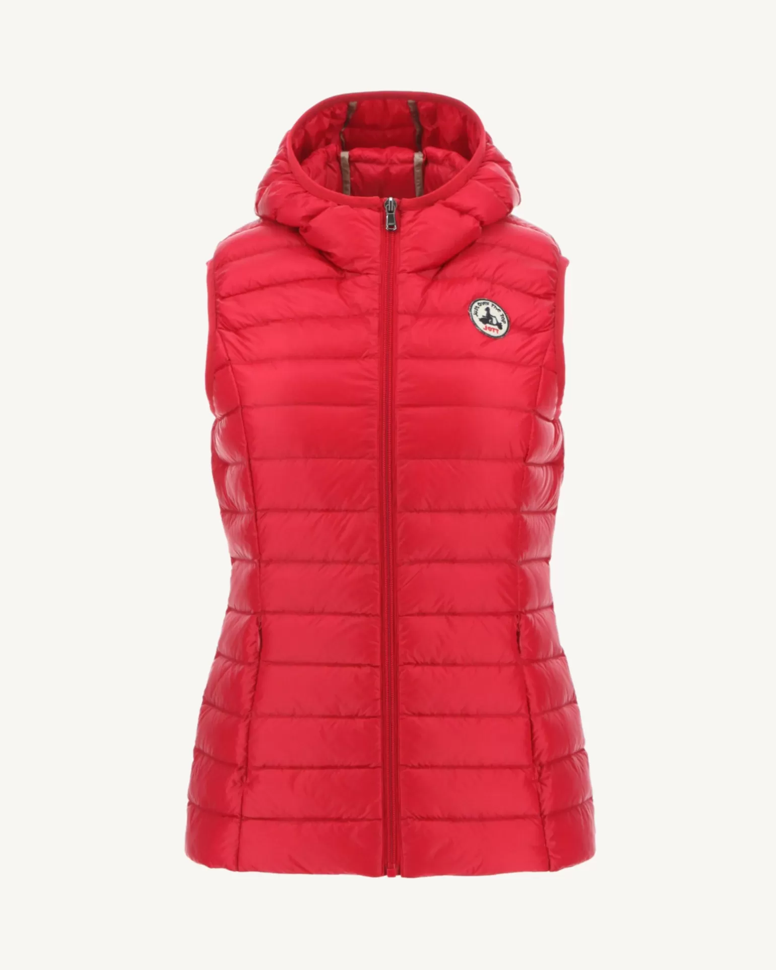 Women JOTT Red Mali Light Sleeveless Padded Jacket