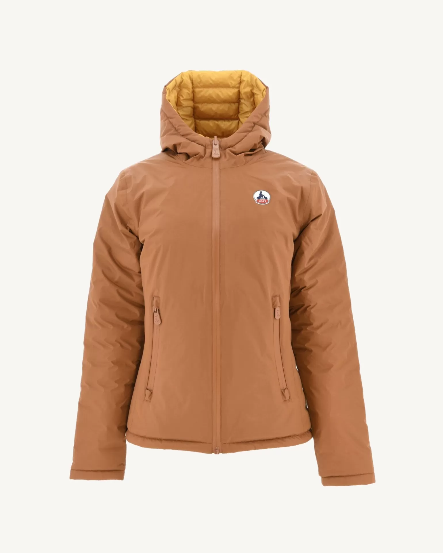 Women JOTT Reversible Caramel/Mustard Vienne Down Jacket