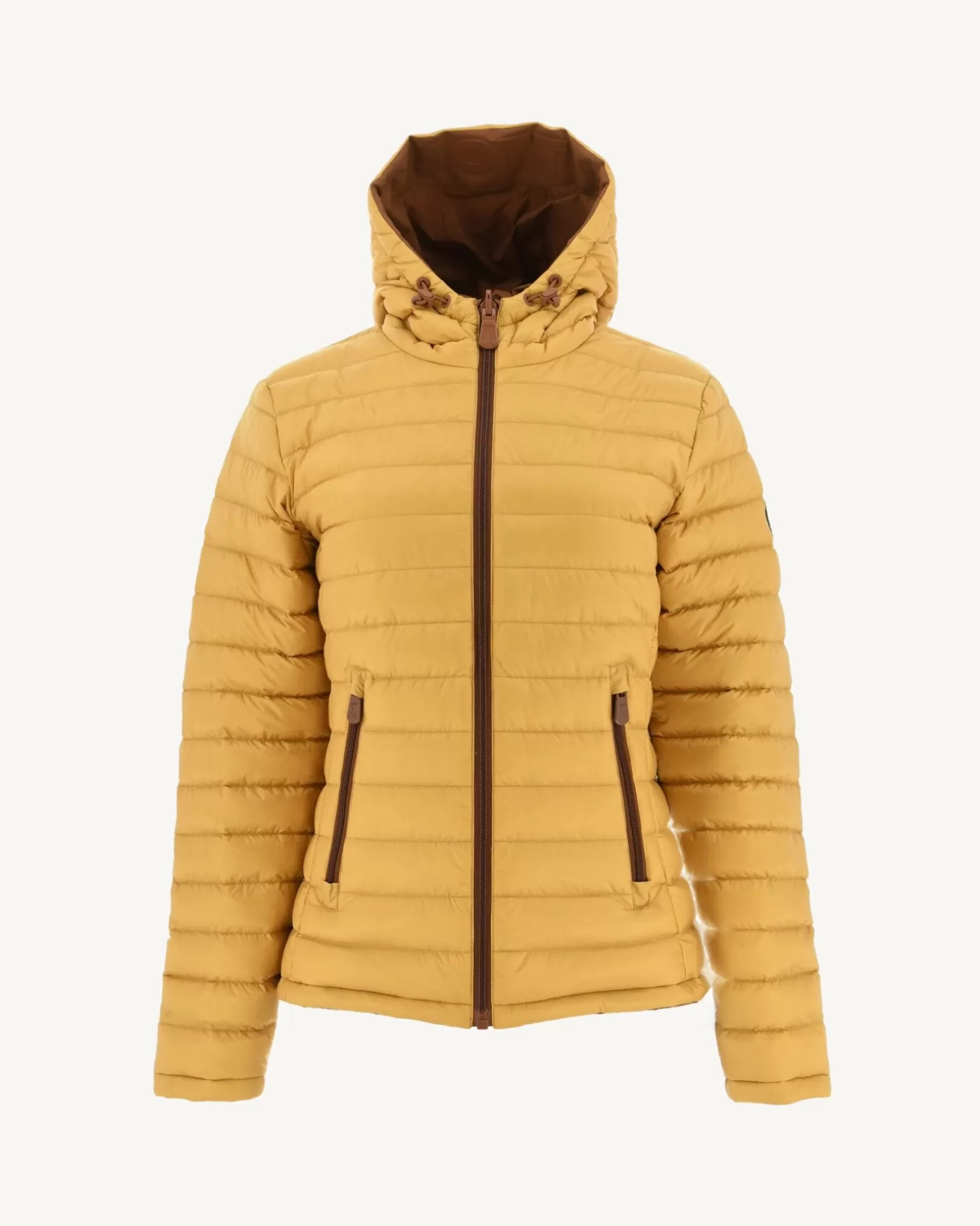 Women JOTT Reversible Caramel/Mustard Vienne Down Jacket