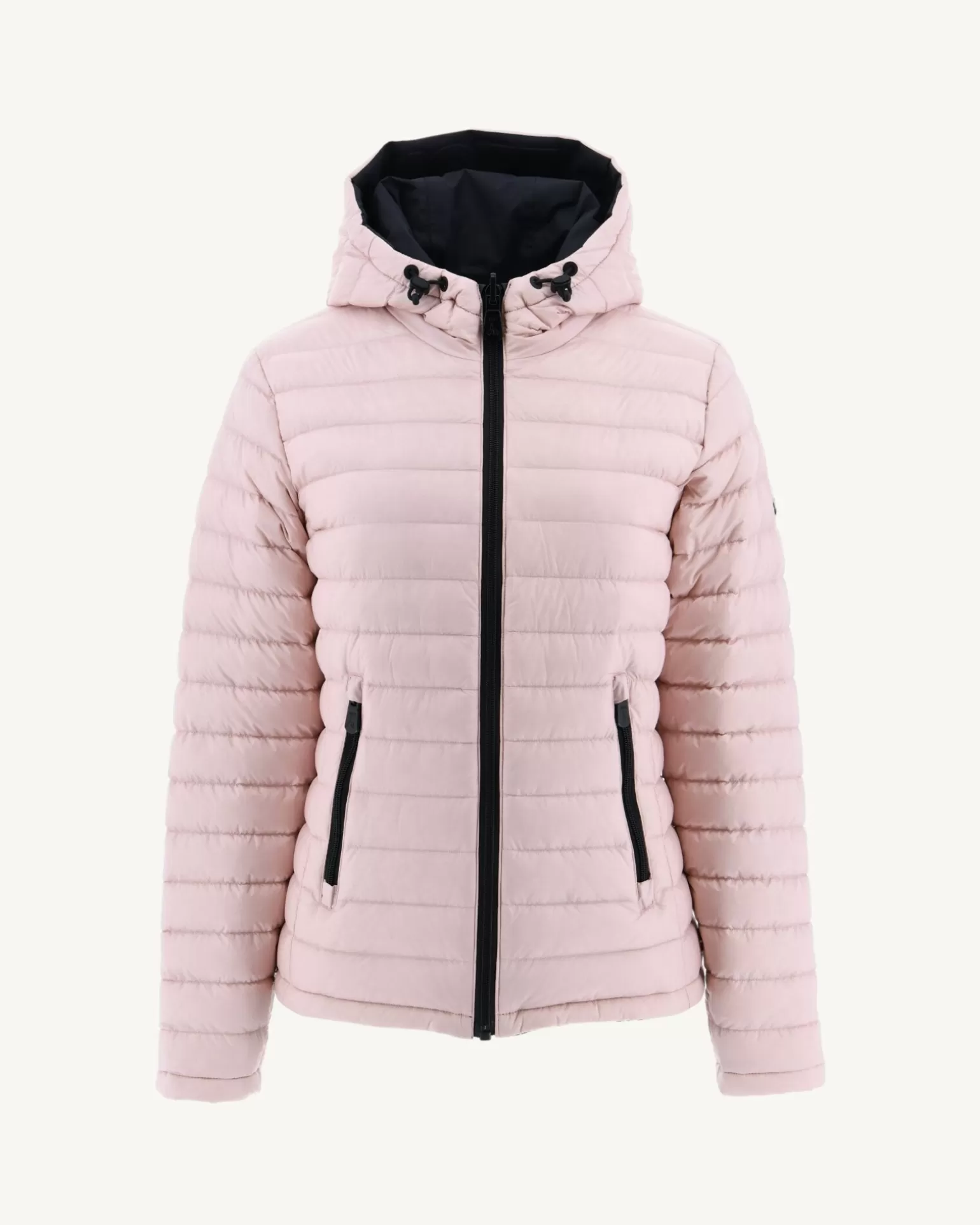 Women JOTT Reversible Down Jacket Black/Vienne Pale Pink