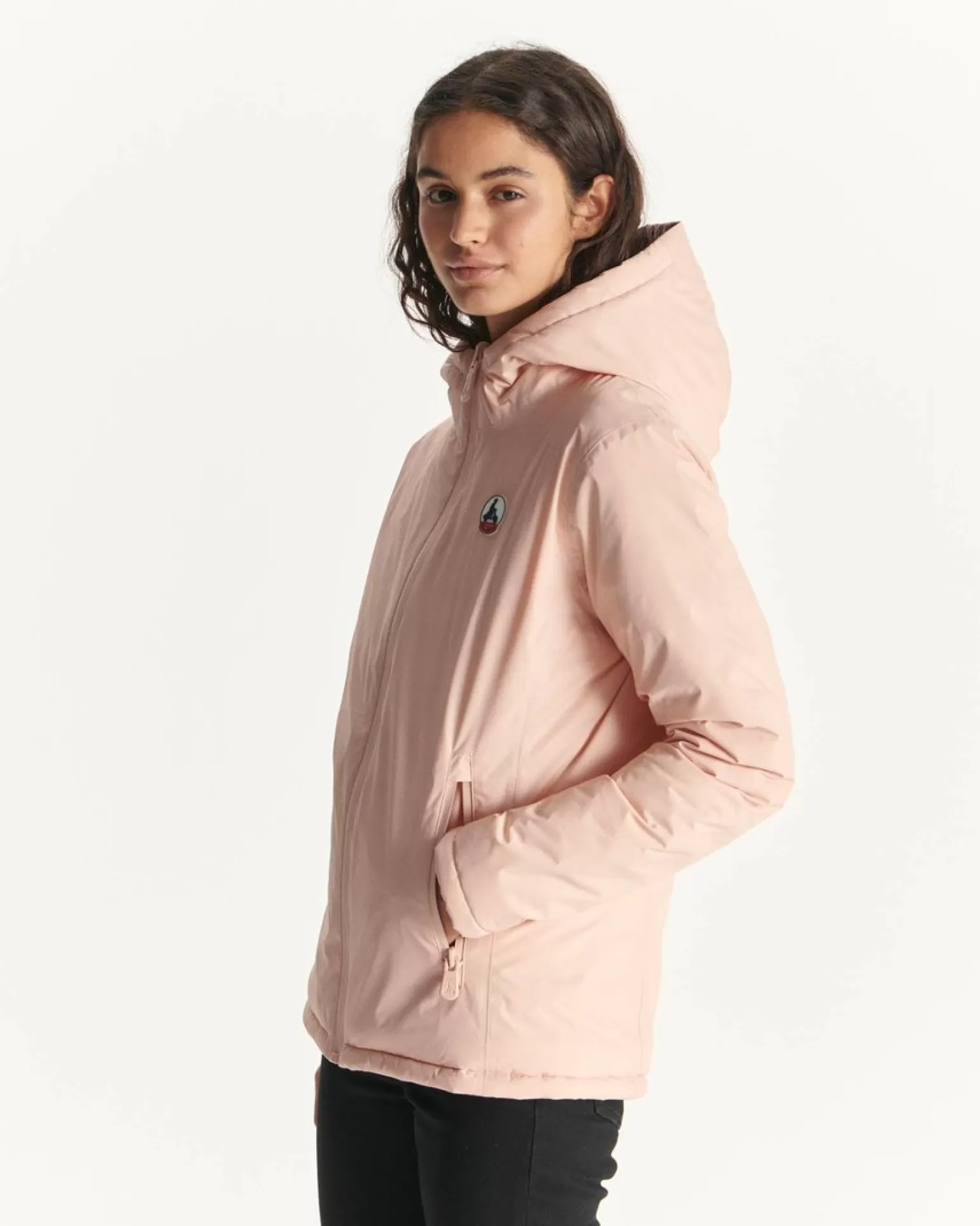 Women JOTT Reversible Down Jacket Pale Pink/Aubergine Vienna