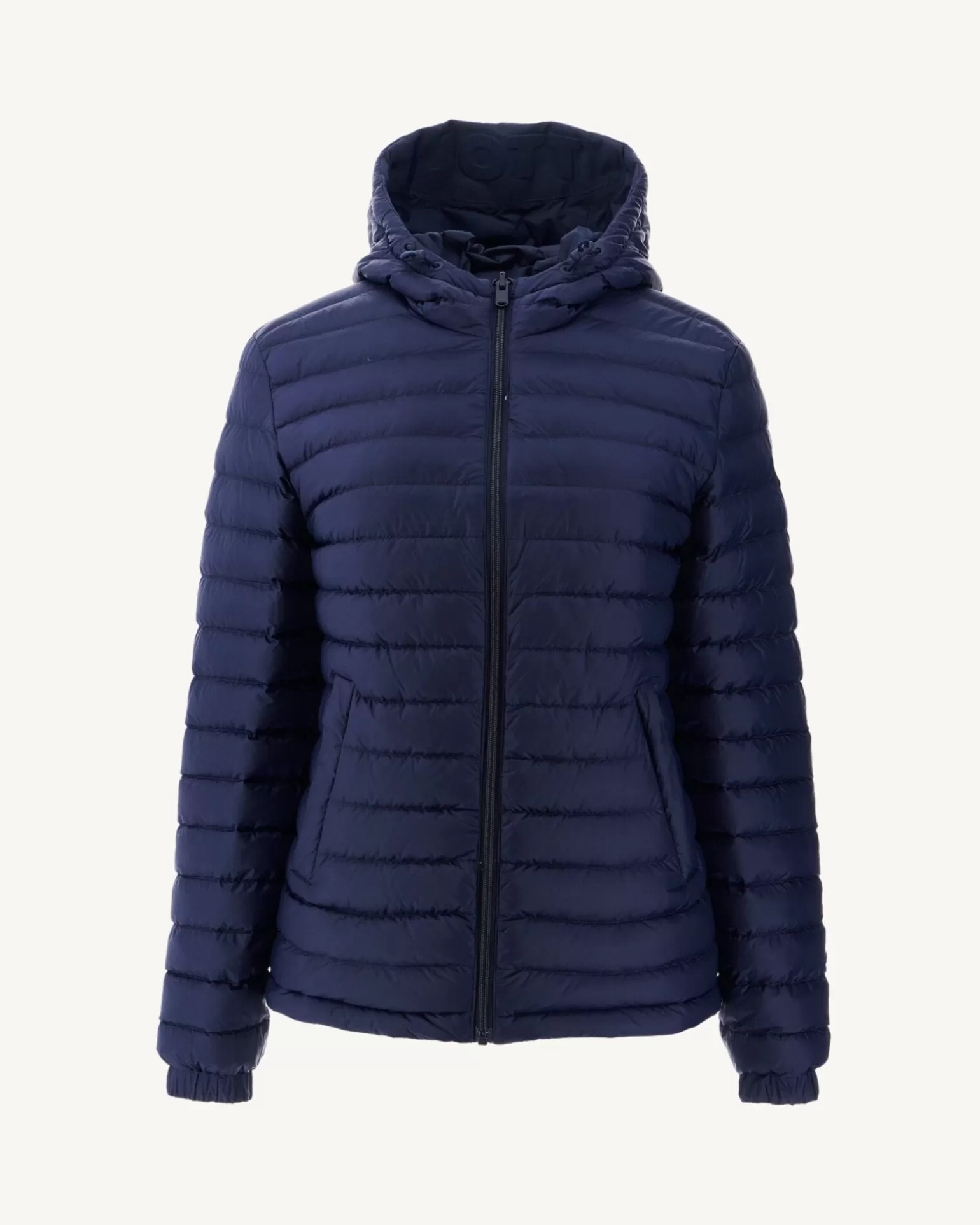 Women JOTT Reversible Hooded Puffer Jacket Marine Vienne