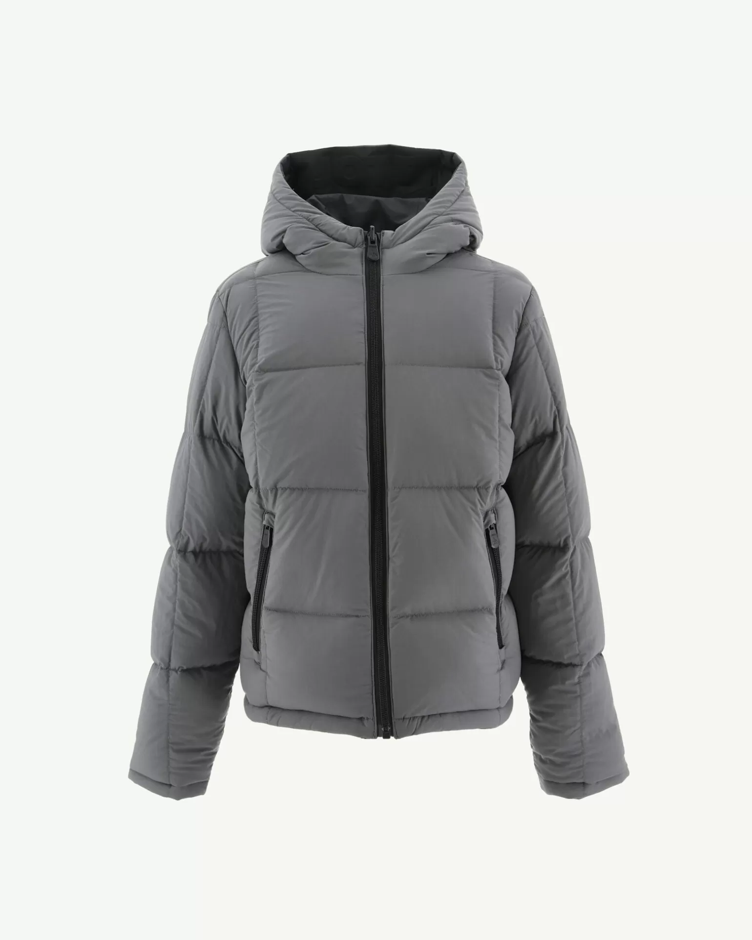 Kids JOTT Reversible Hooded Winter Jacket For Children Black/Anthracite Yoko