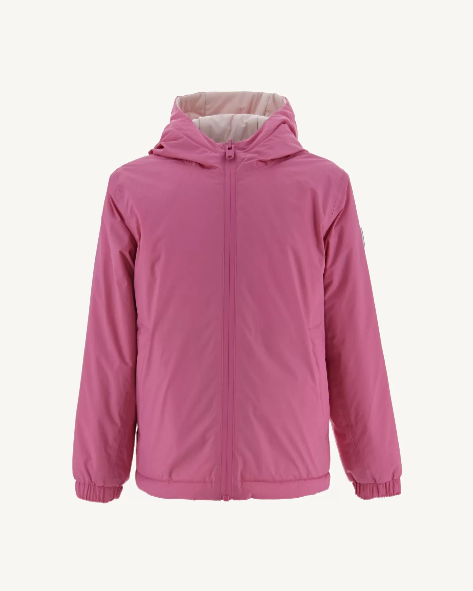 Kids JOTT Reversible Ultralight Down Jacket With Hood Intense Pink/Light Pink Ch