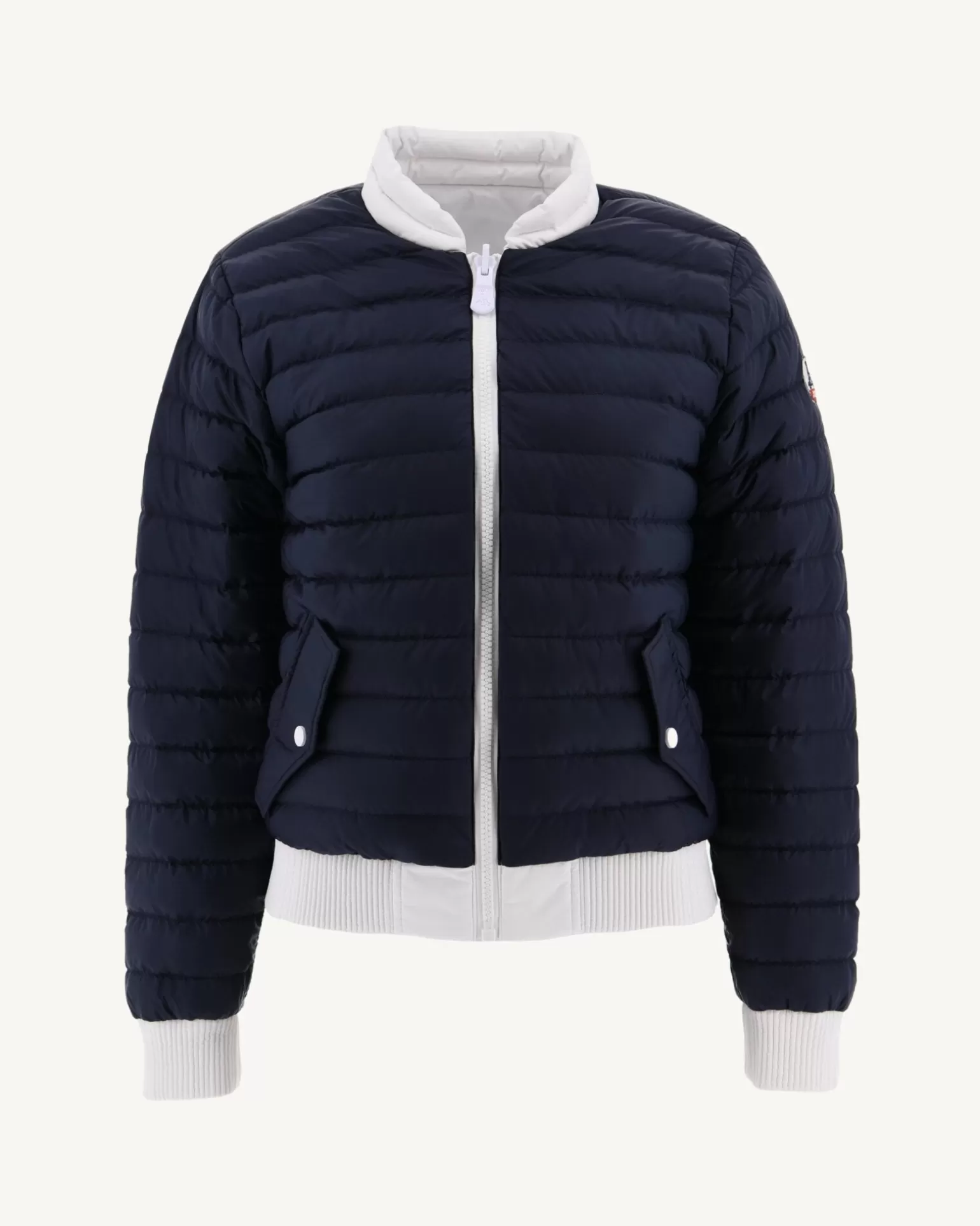 Women JOTT Reversible White/Navy Down Jacket Hanoi