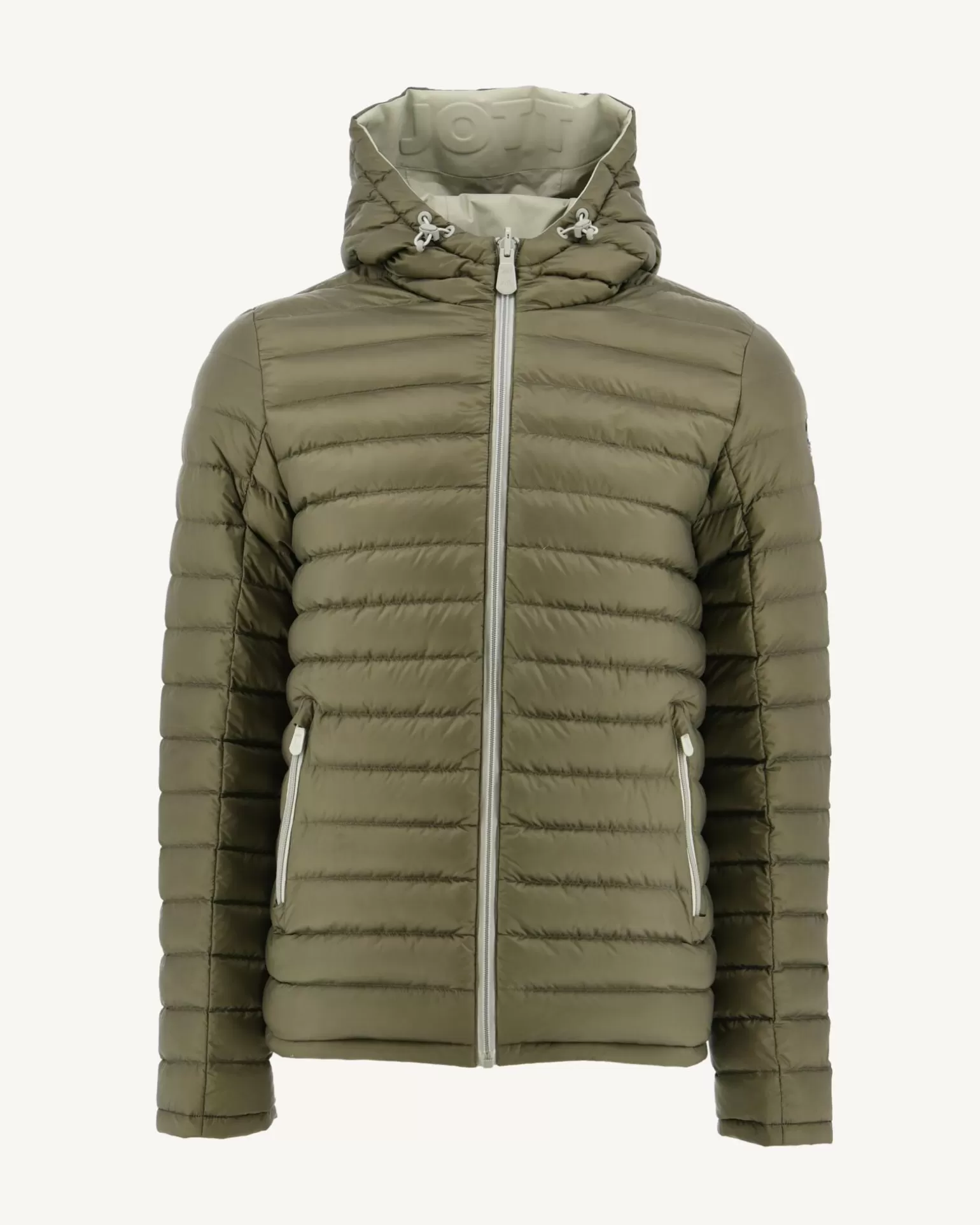 Men JOTT Sage/Army Bergen Reversible Hooded Puffer Jacket