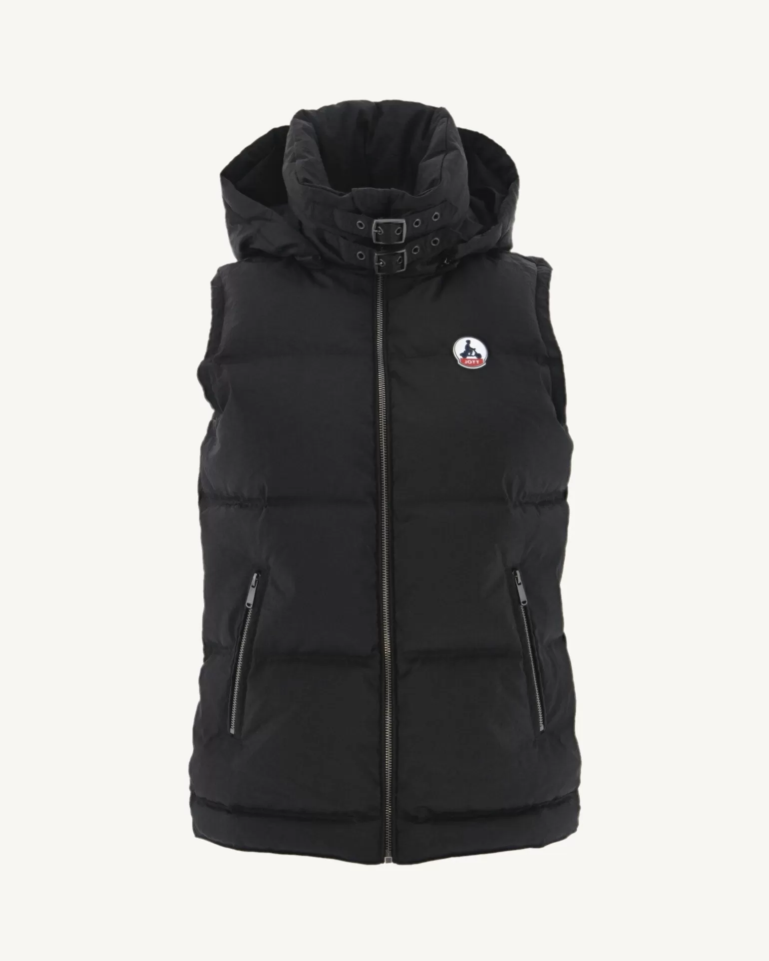 Women JOTT Sevilla Black Extreme Cold Sleeveless Down Jacket